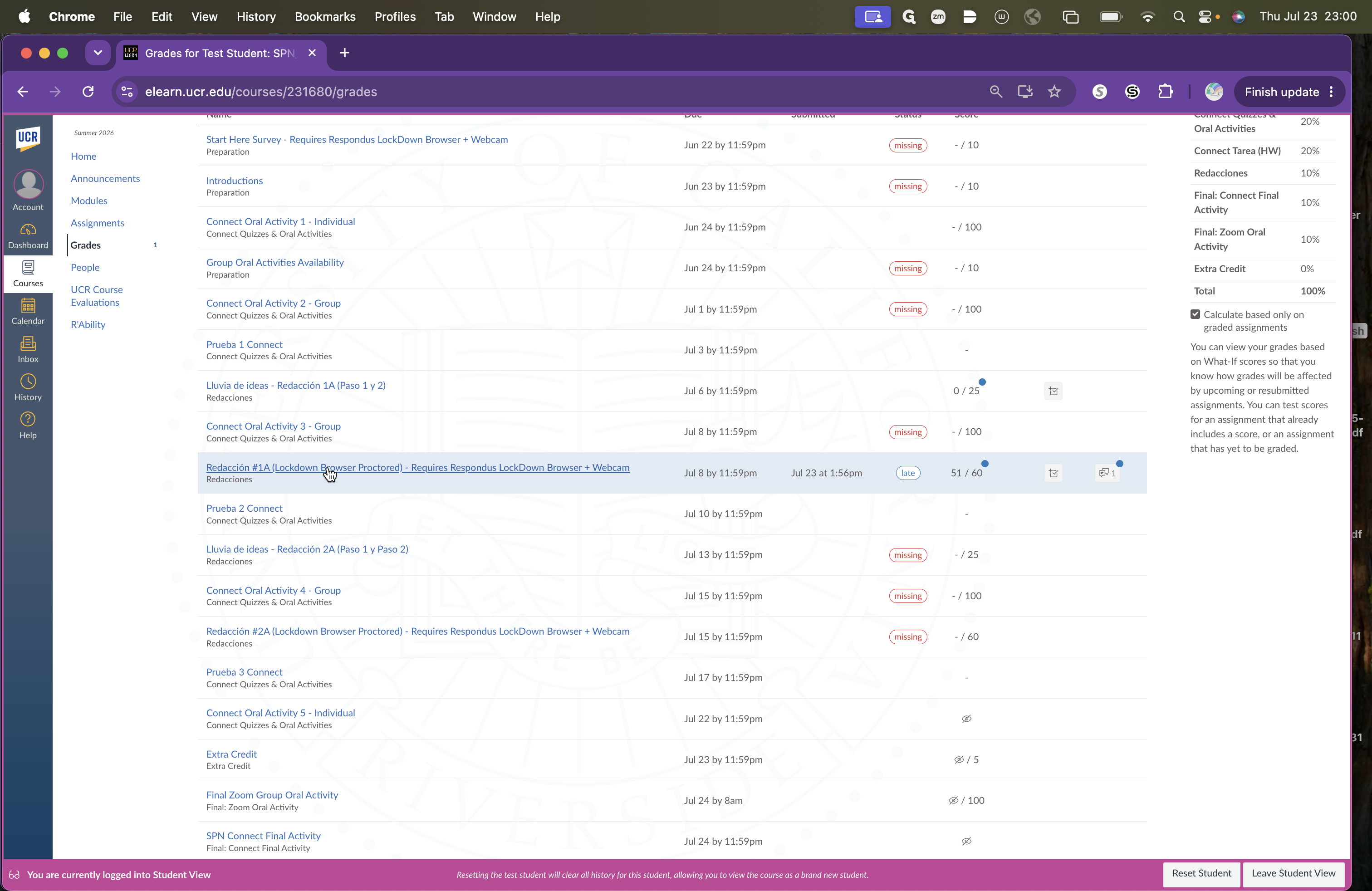 Step #2: Locate the assignment you want to review and click on its title.