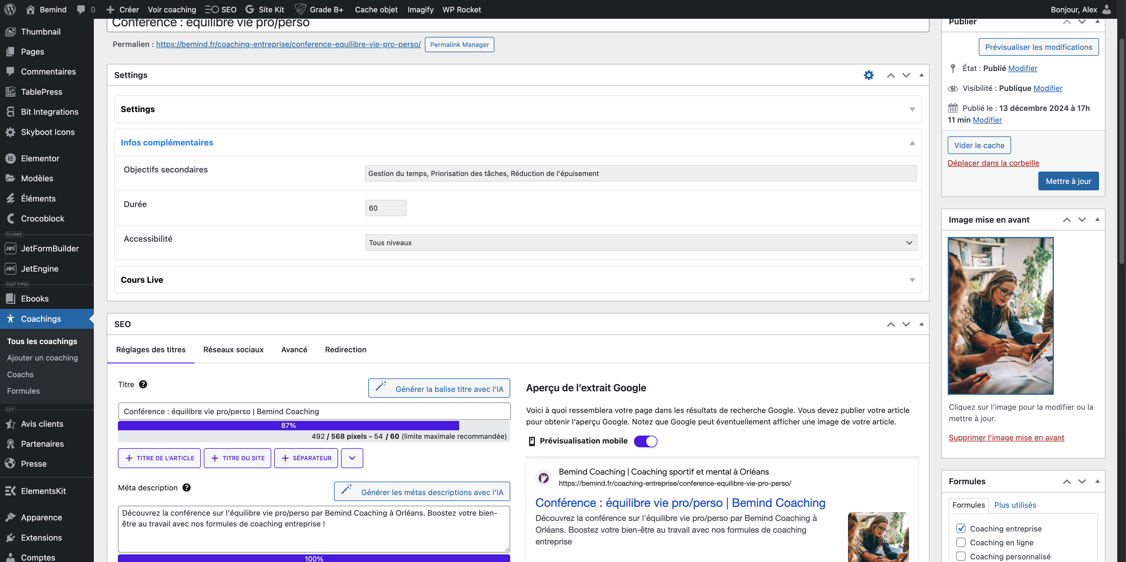 Step #31: Ajouter une image de mise en avant