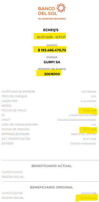 Step #2: Desde el visualizador de PDF, copia los datos relevantes:- Fecha de emisión- Monto- Fecha de pago- Beneficiario