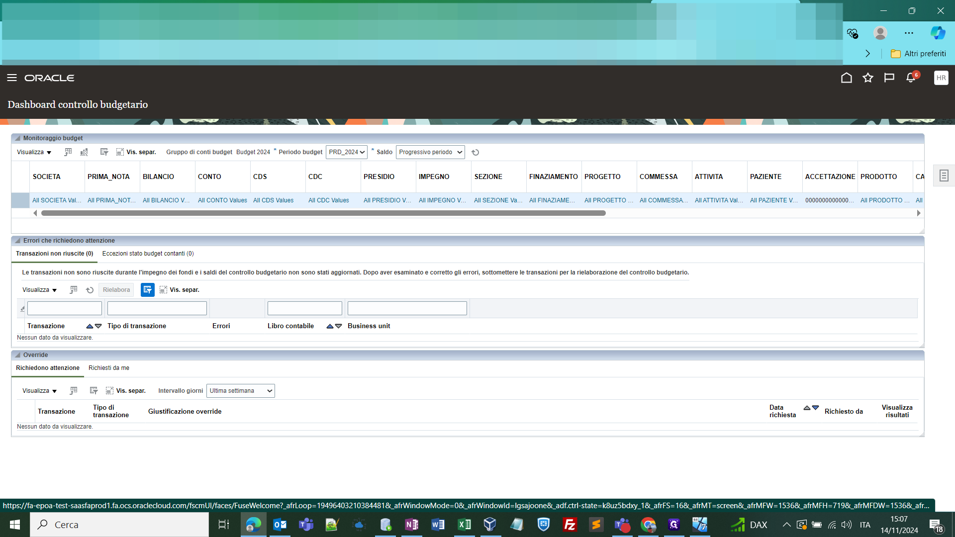 Step #4: Aprire i task laterali