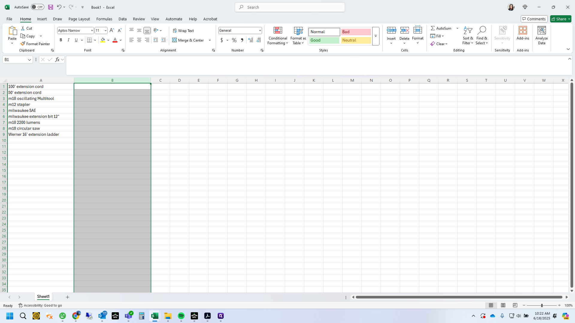 Step #8: Format cells to "General"