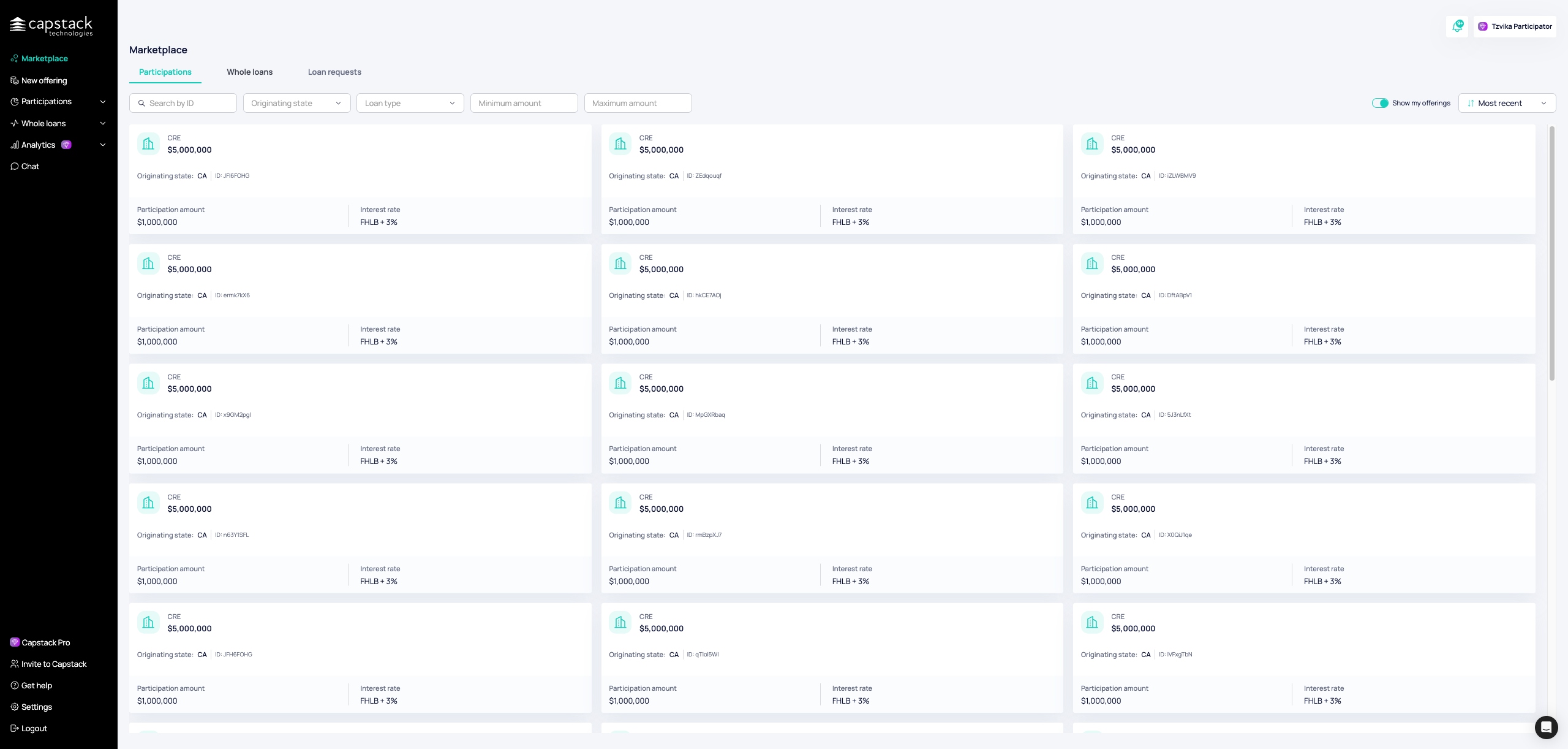 Step #2: Click "Whole Loans"