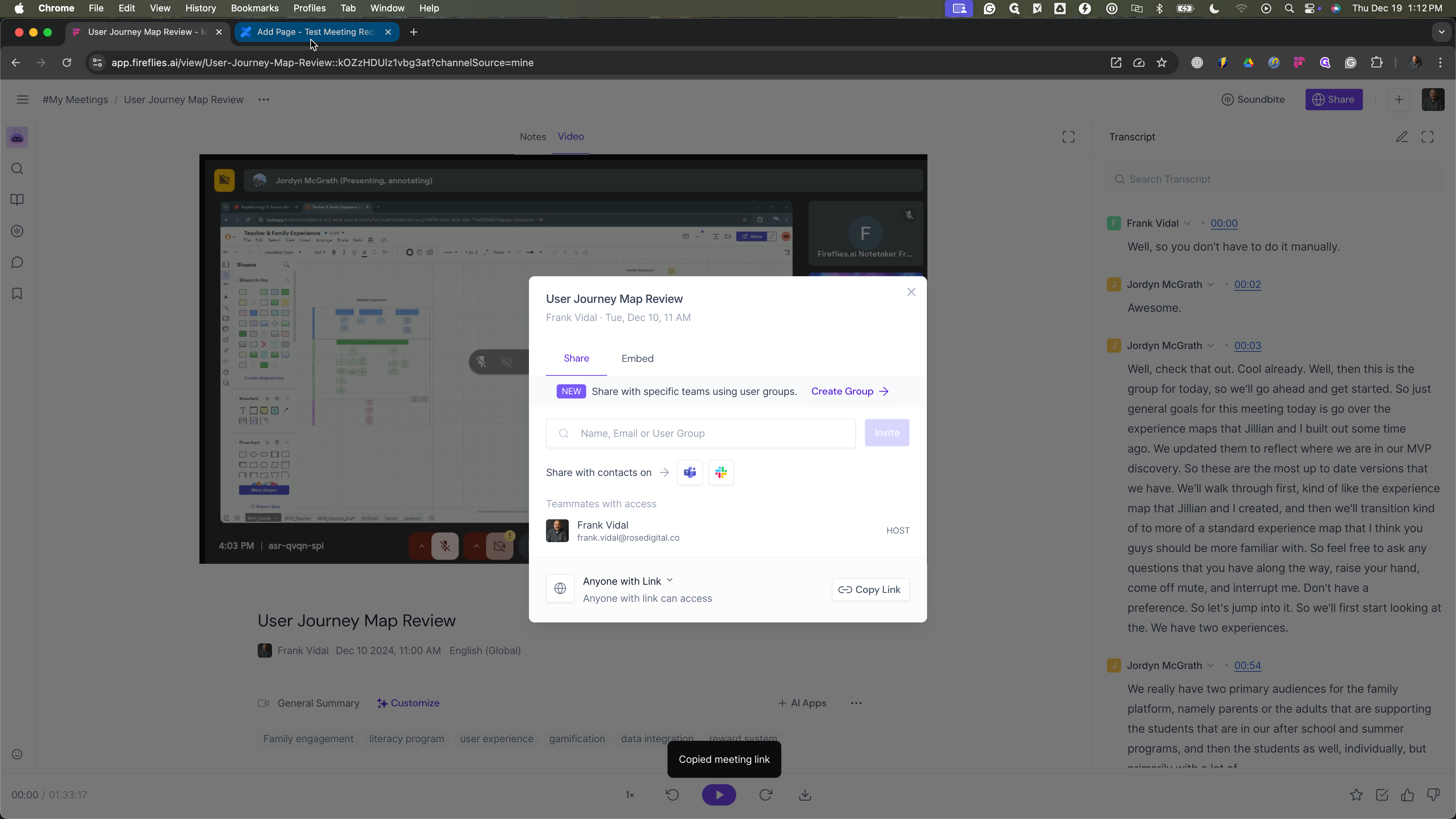 Step #15: Return to your meeting recap page in Confluence