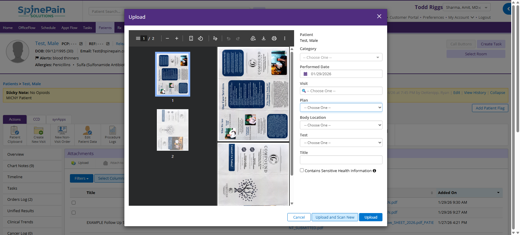 Step #13: Click on "Choose One --"