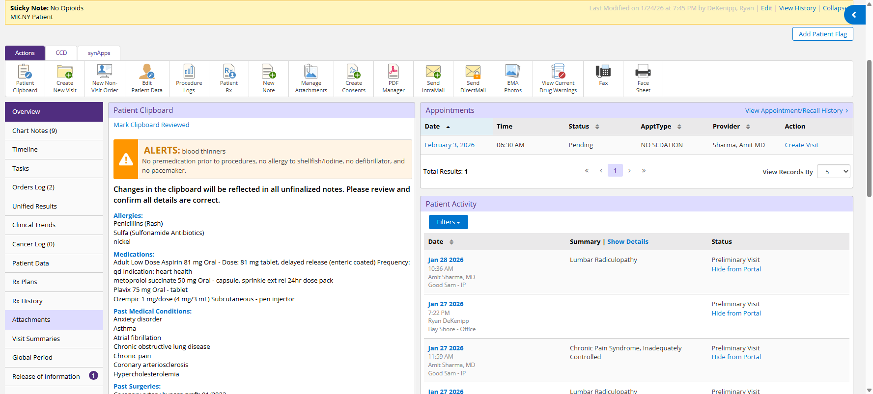 Step #4: Click on "Attachments"