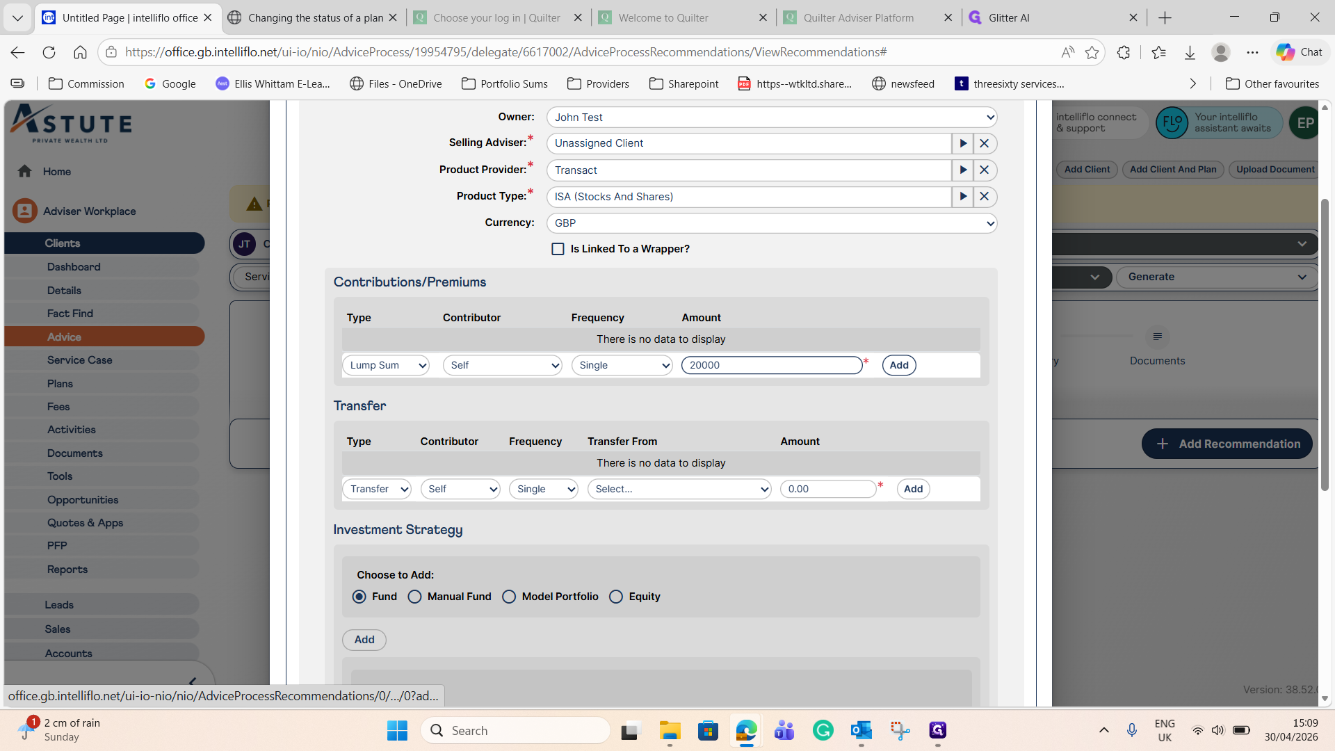 Step #16: Click Add to log the contribution.
