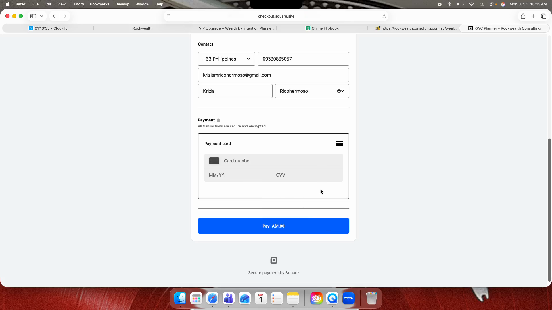 Step #36: Click Pay to finalize the transaction.