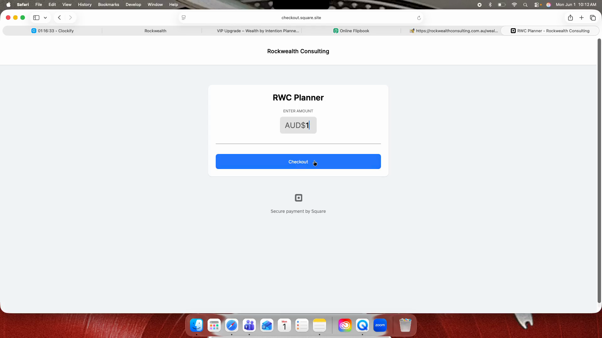 Step #21: Click Checkout.
