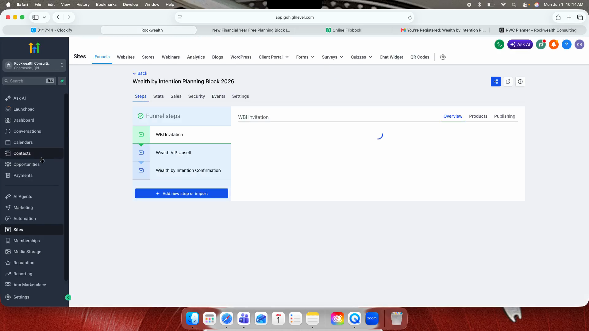 Step #38: In the platform dashboard, click Opportunities.