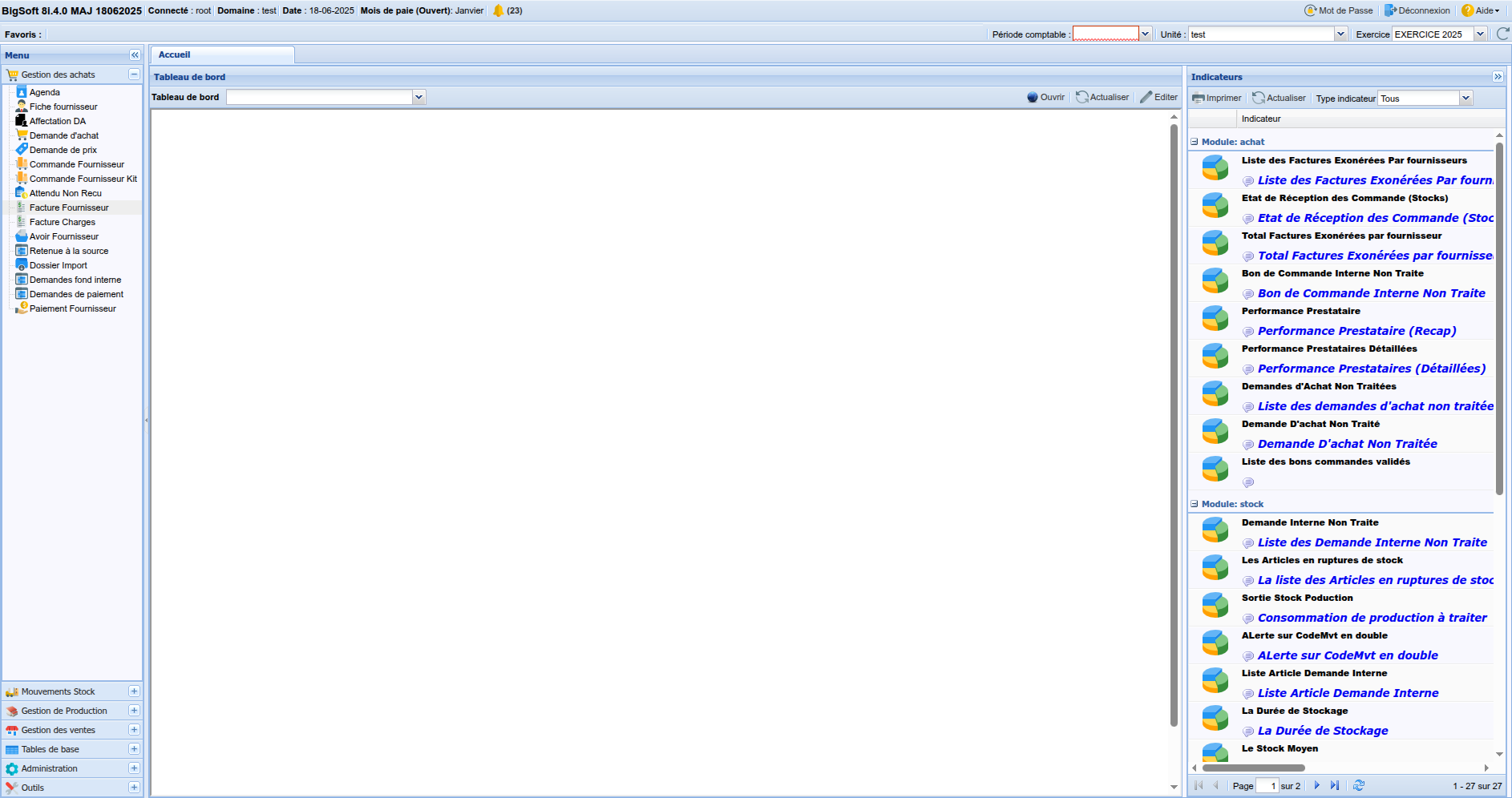 Step #2: Double Cliquez sur "Facture Fournisseur"