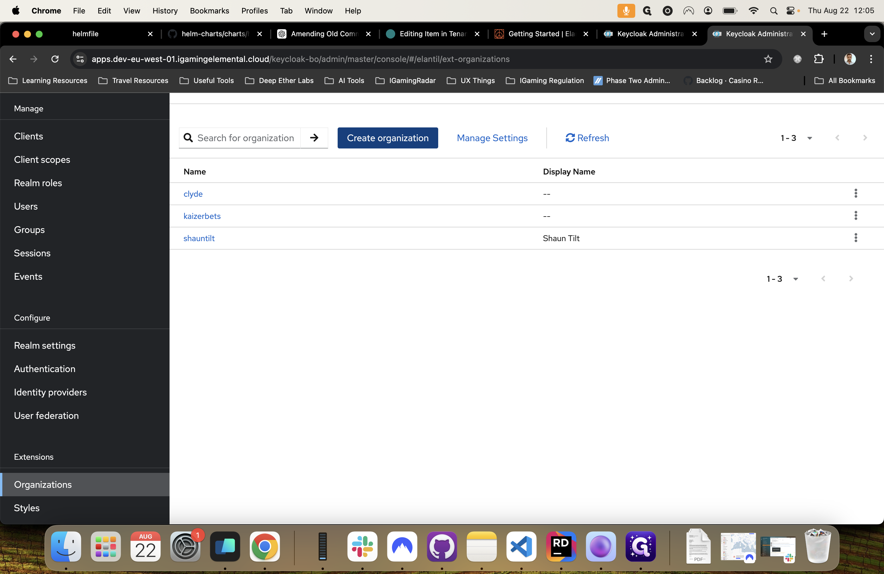 Step #8: Click on "Create organization"