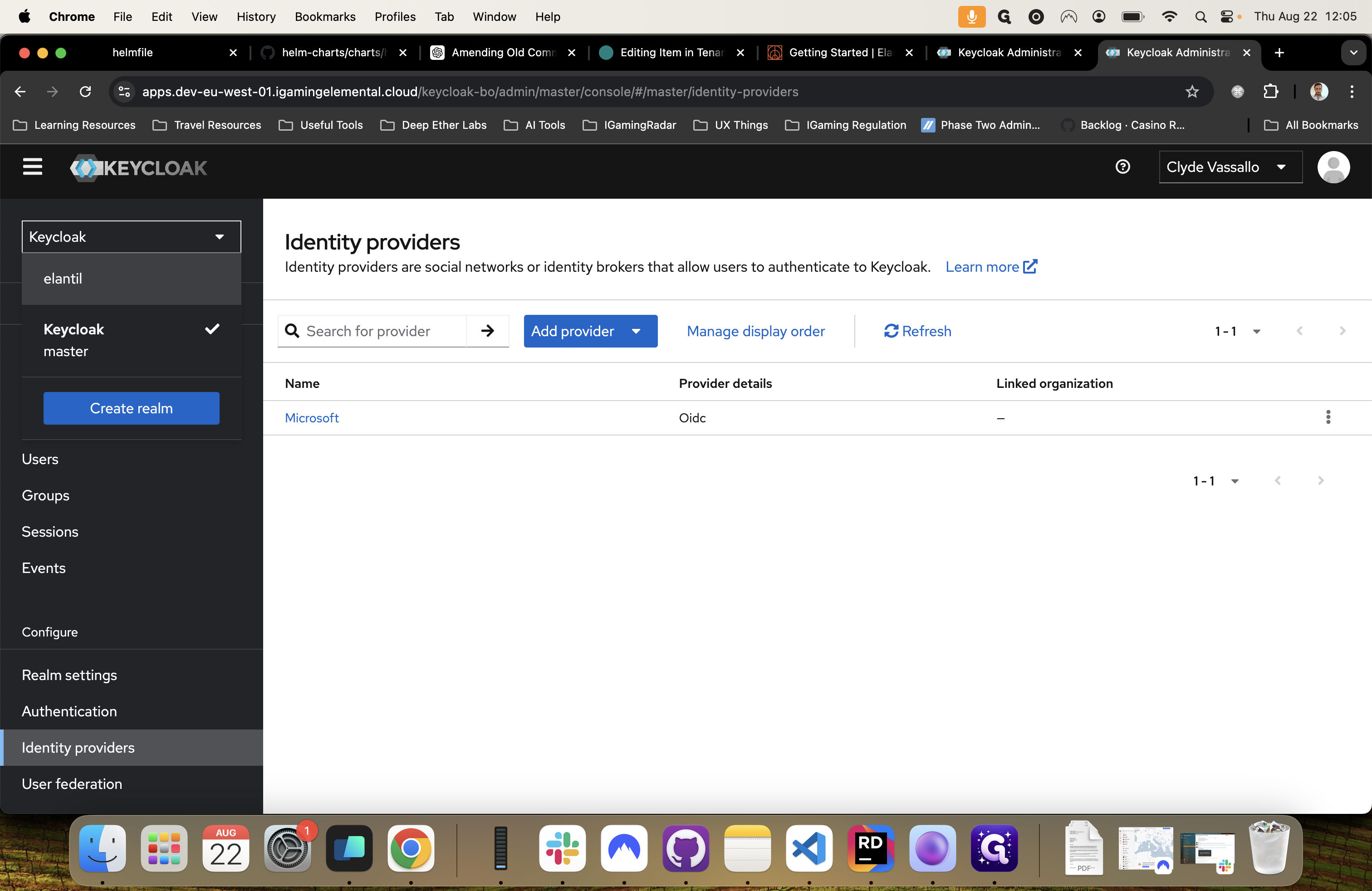 Step #6: Click on Create realm
