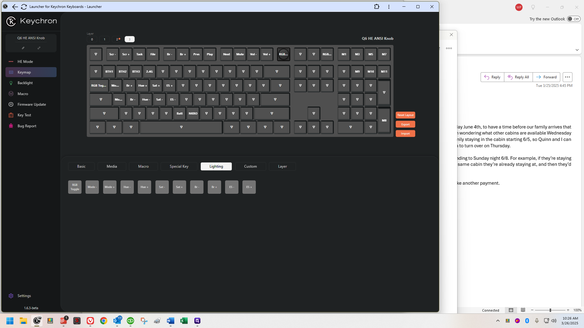 Step #29: Because M5 will be M4 (copy) unless you hold down the modifier, so, it would appear as if nothing even happened if you pressed it without holding the fn or num key at the same time.
