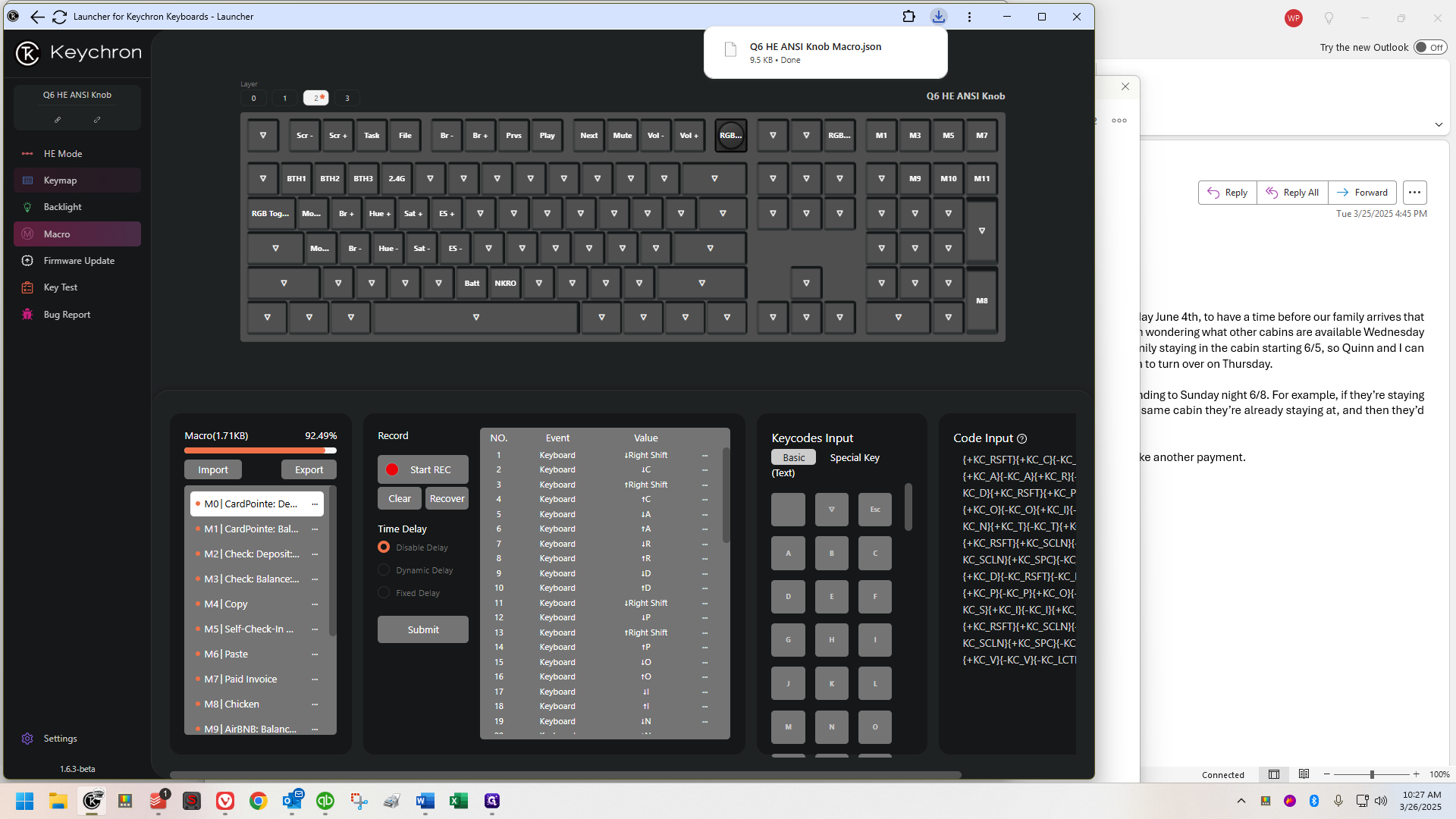 Step #33: Next, I'll go to the key map and export it.