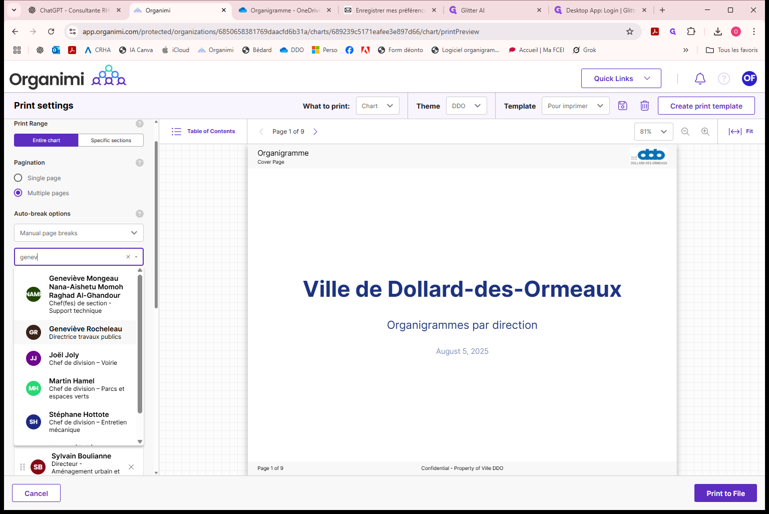 Step #39: Cliquez sur "Geneviève Rocheleau"