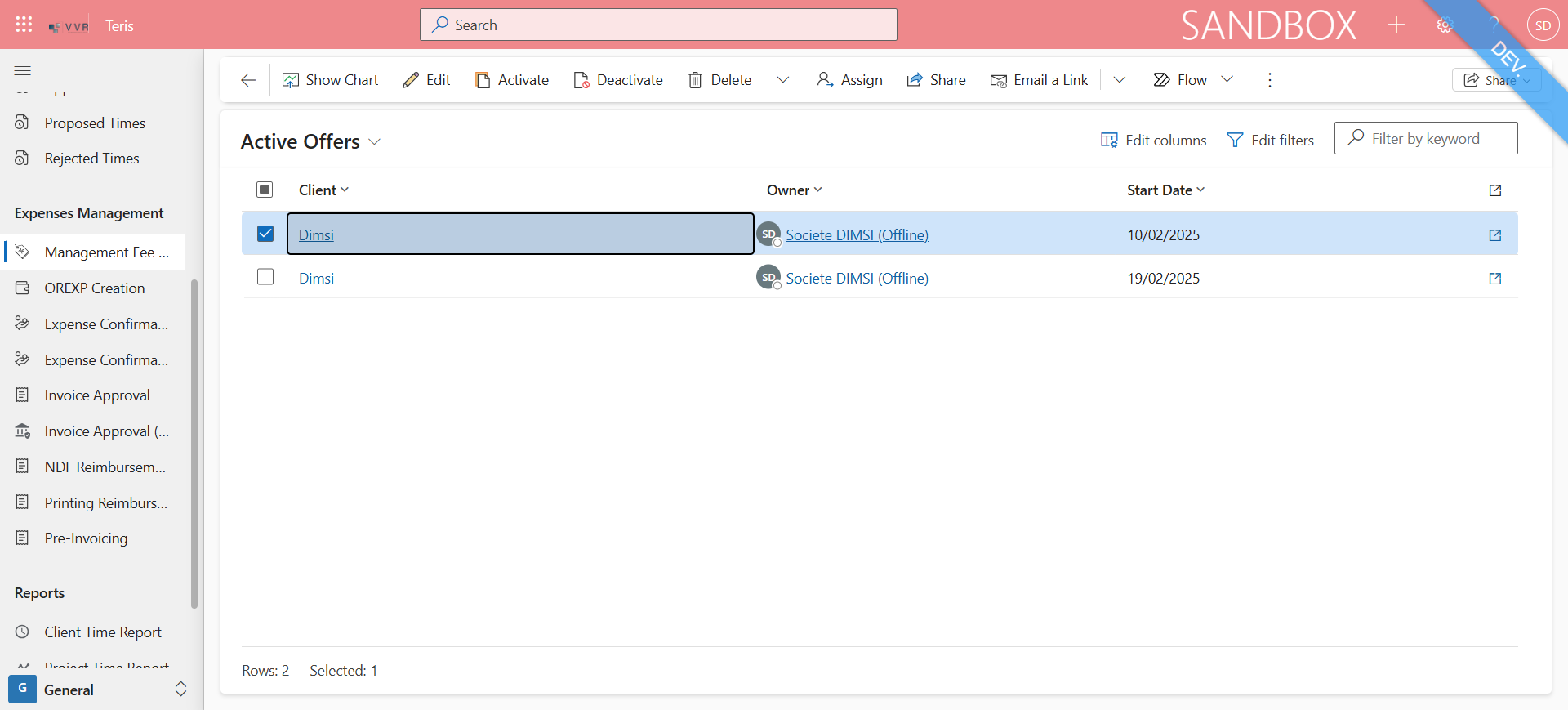 Step #3: Click on the entry, the first for example