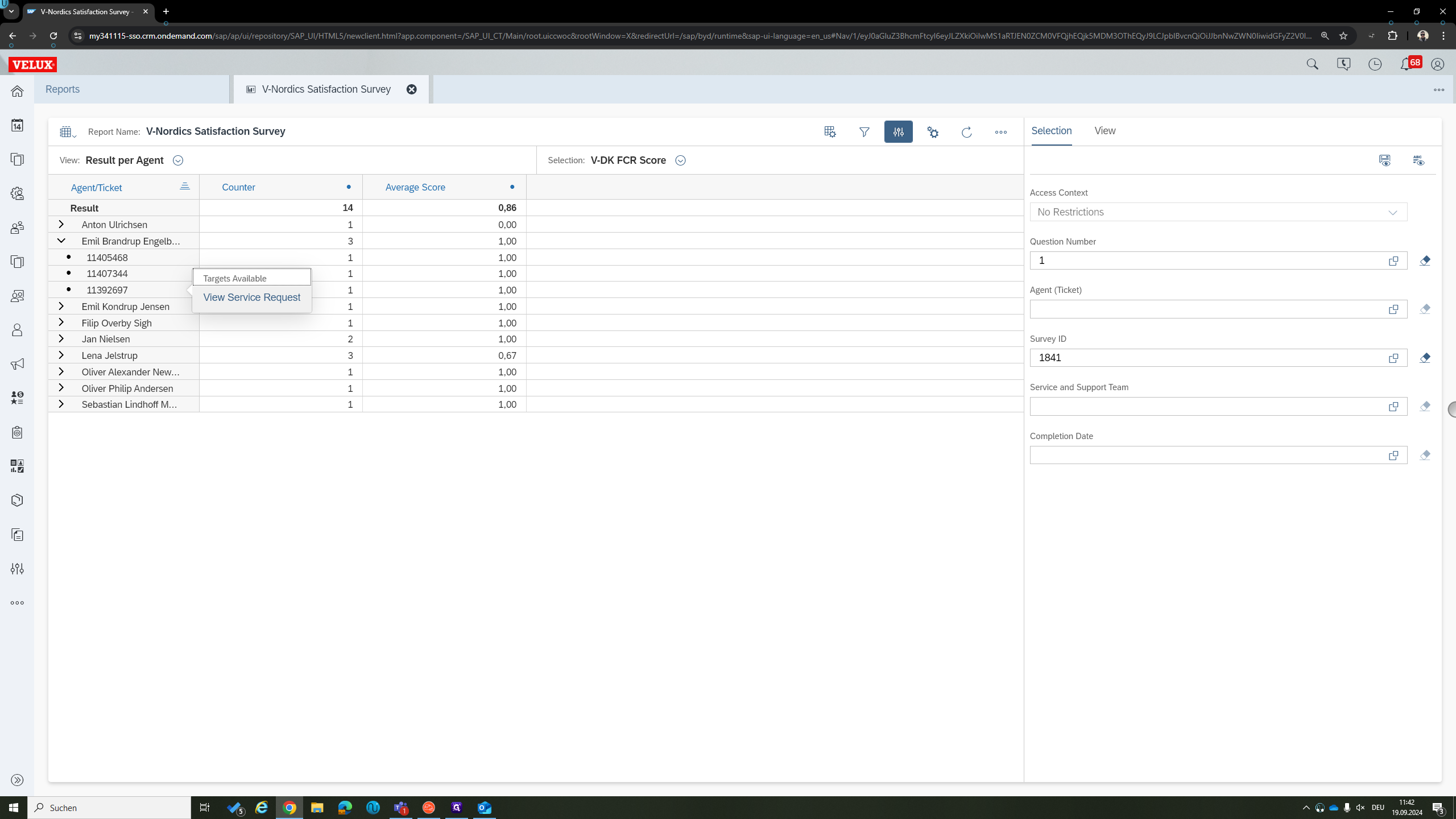 Step #12: Click on "View Service Request"