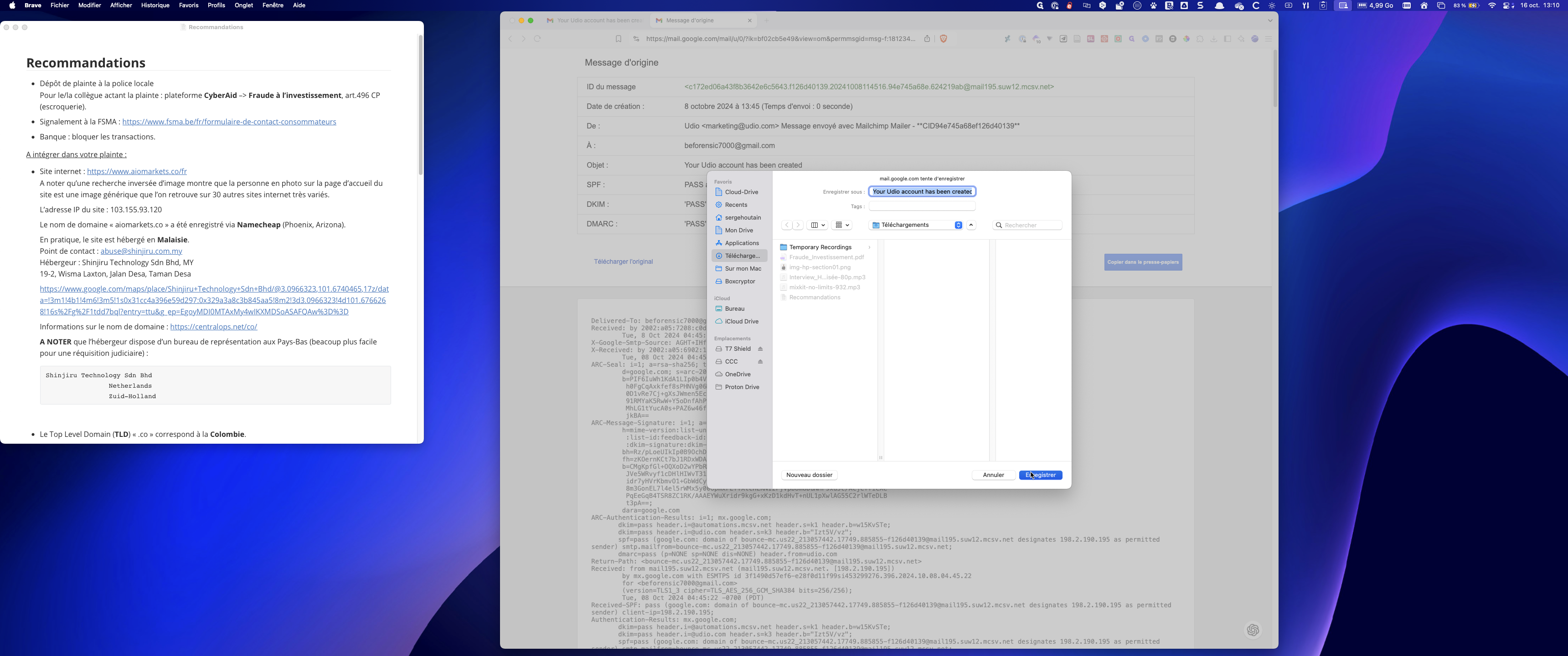 Step #4: Cliquez sur "Enregistrer"