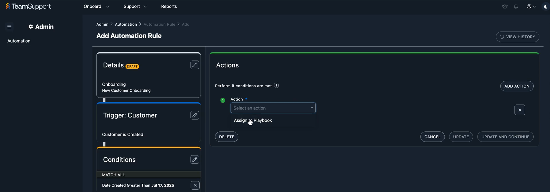 Step #17: Click Assign to Playbook.