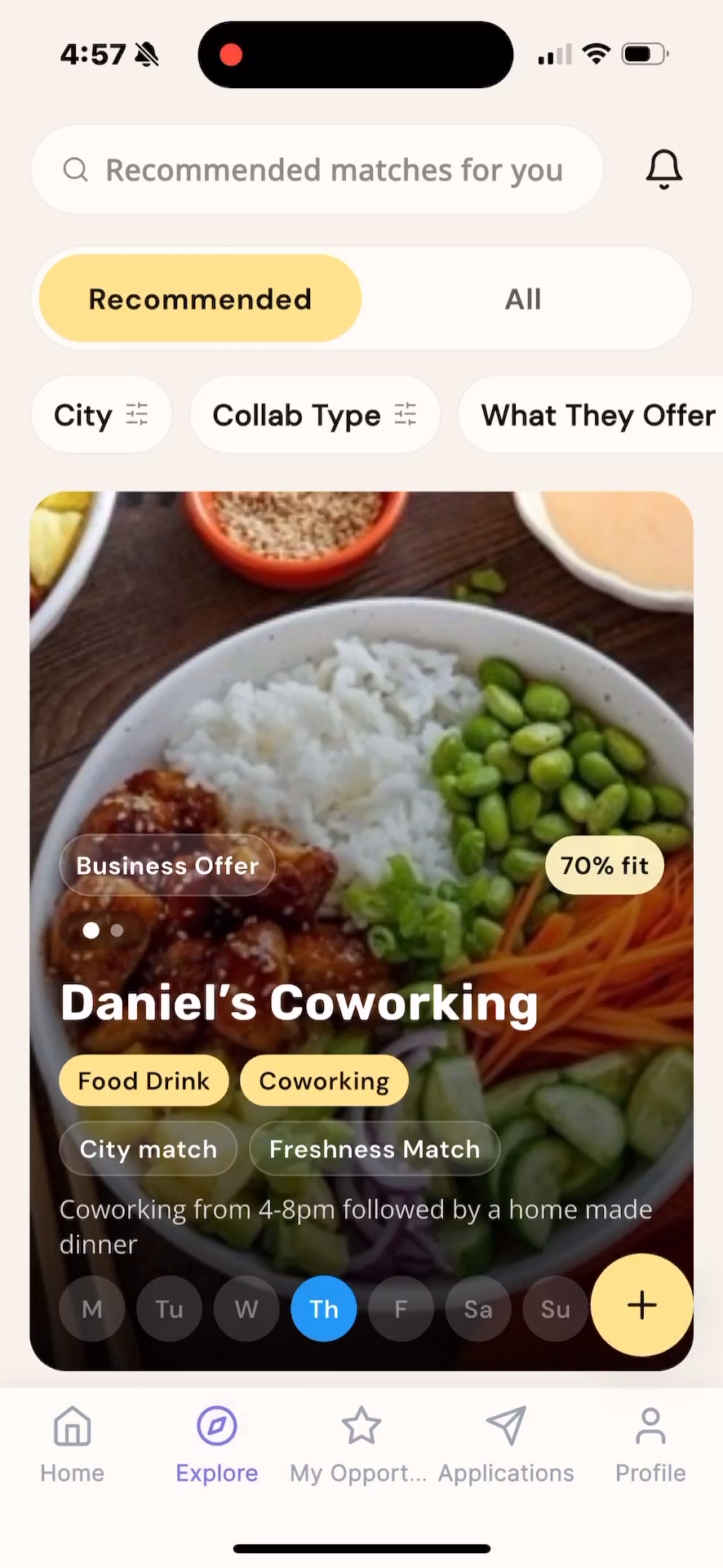 Step #13: Tap the yellow + button in the bottom right corner to start a new Kolab draft.