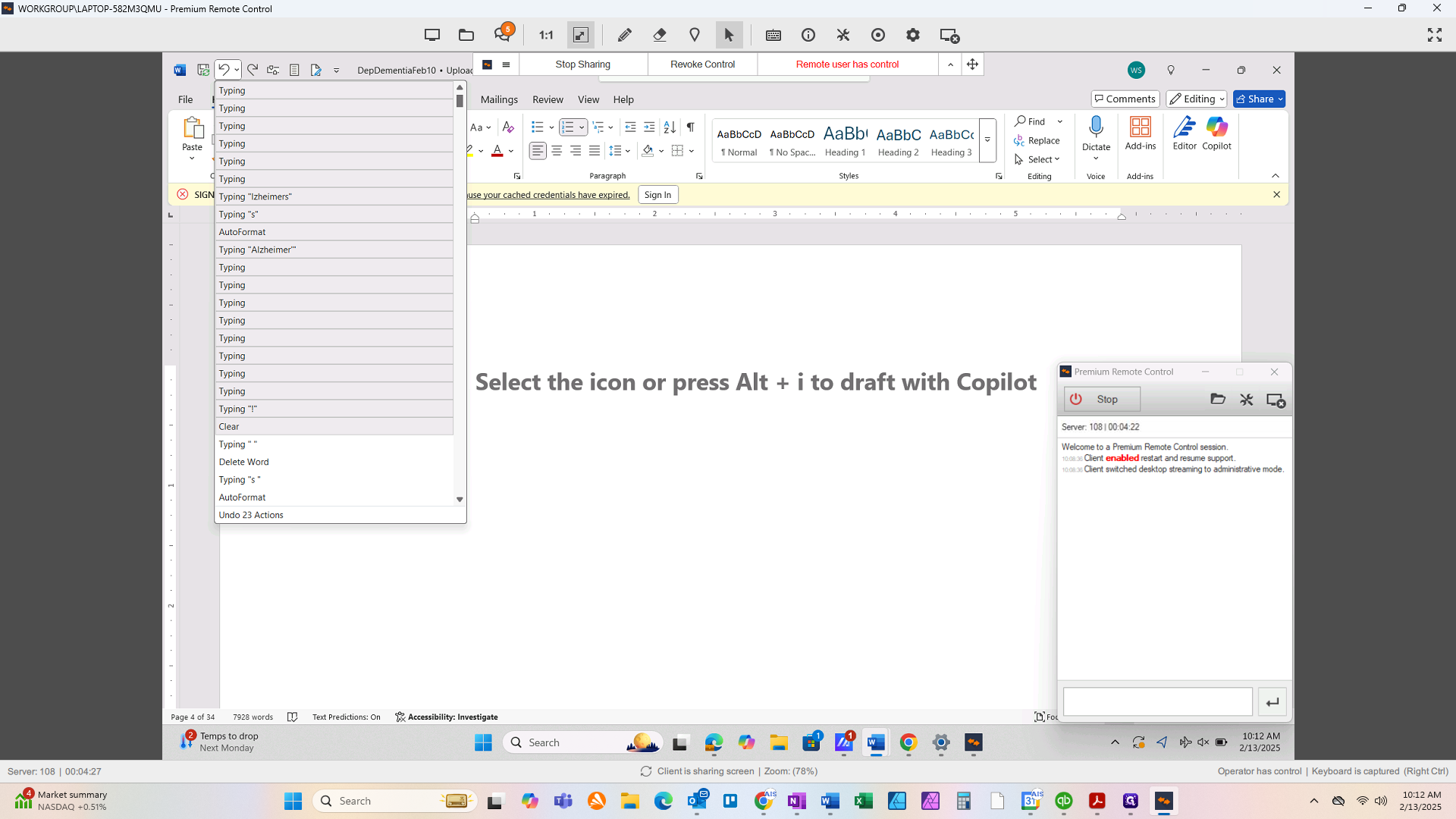 Step #3: Click on "Clear" or "Delete".  This will undo the deleting that occurred.