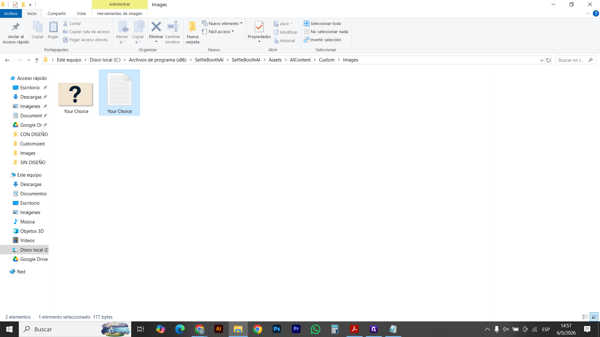 Step #4: Haz clic derecho sobre el archivo Your Choice.