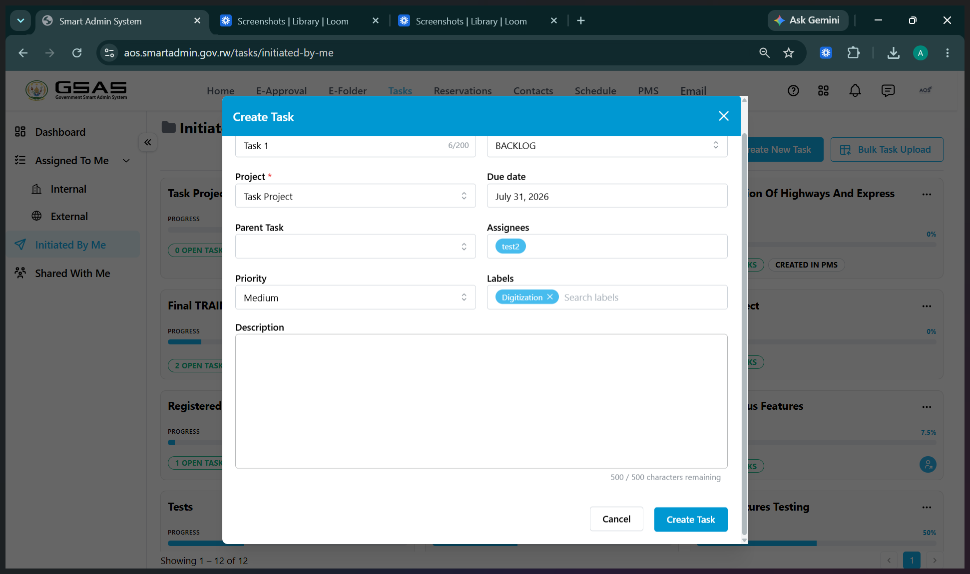 Step #27: Click Create Task.