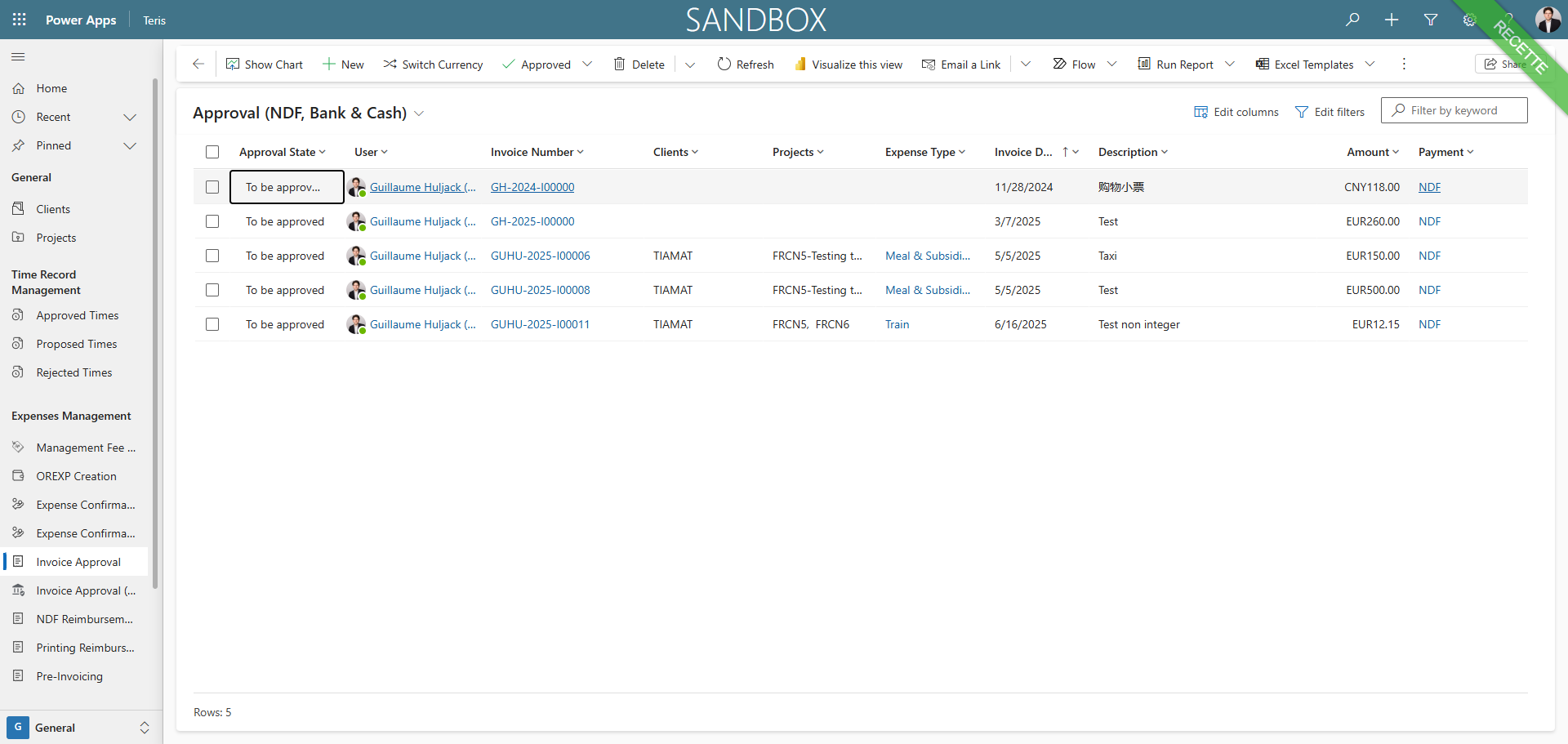 Step #2: Click on the record you want to edit the Payment