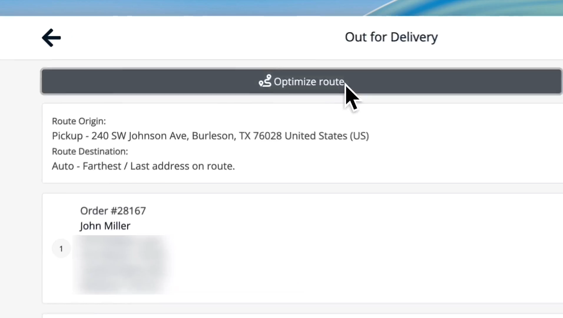 Step #33: Select all orders and click the Optimize Route button.
