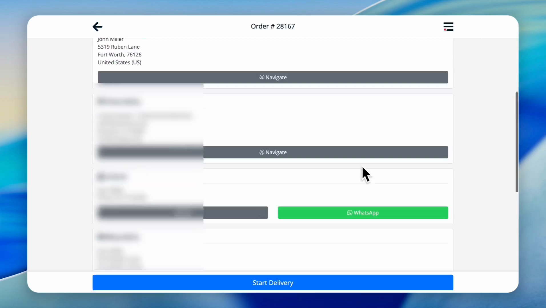 Step #37: Click Start Delivery.