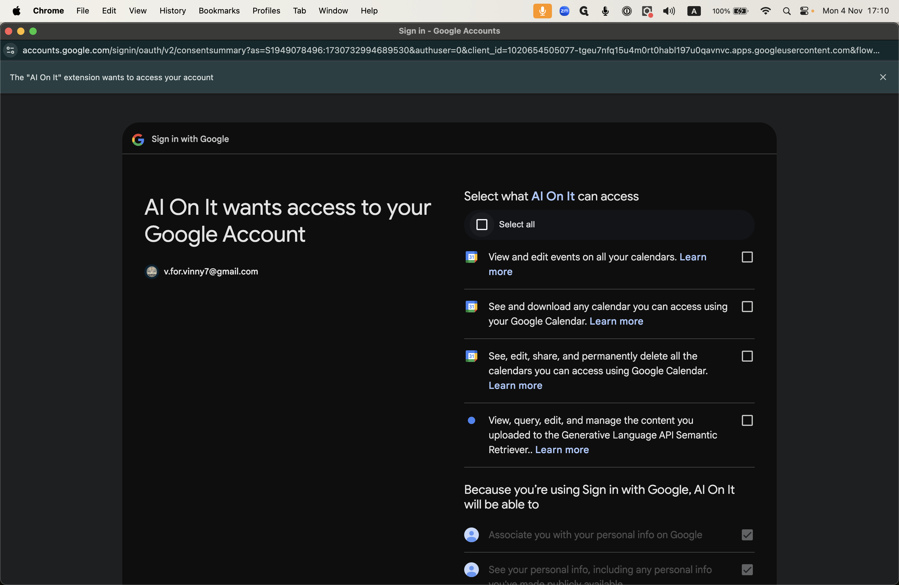 Step #13: Select all permissions