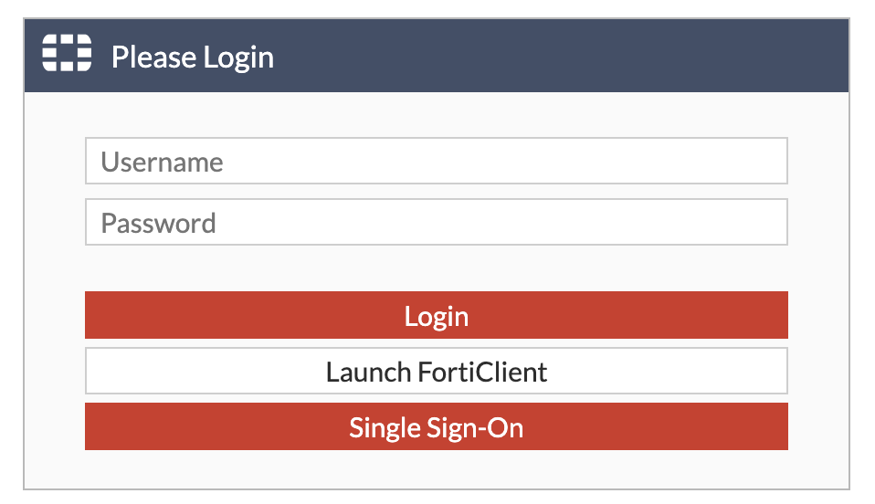 Step #1: While at home, go to https://fg1.branksome.on.ca:444 and click Single Sign-On. You should automatically be signed in. If not, you may be prompted to sign in with your Branksome Google account.