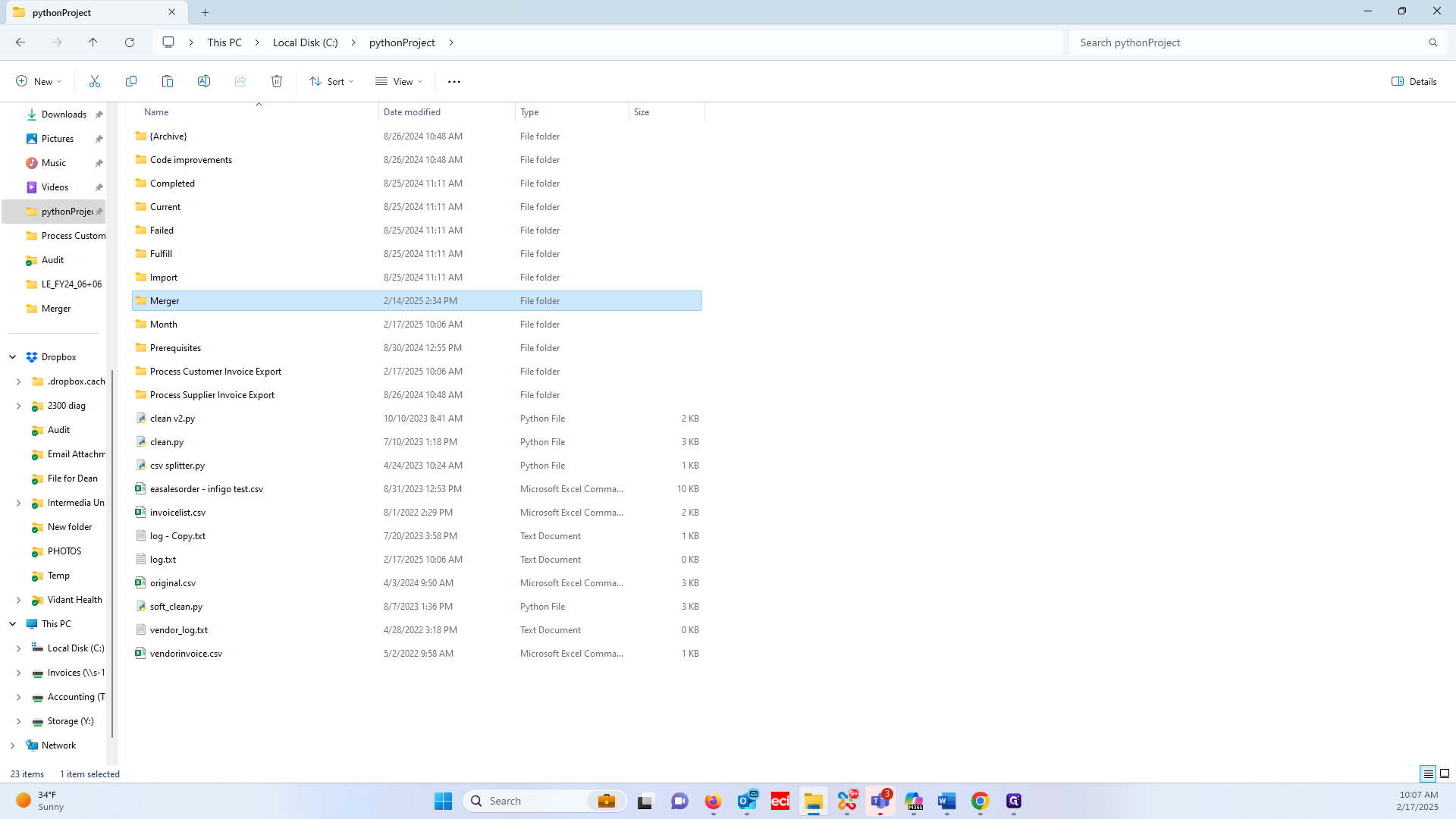 Step #13: Double-click on "Merger"