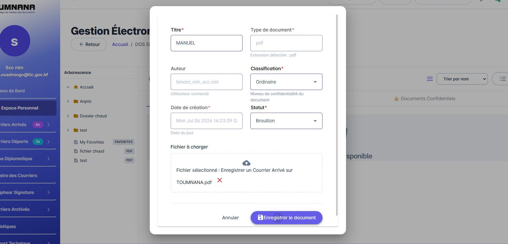 Step #12: Cliquez sur Enregistrer le document.