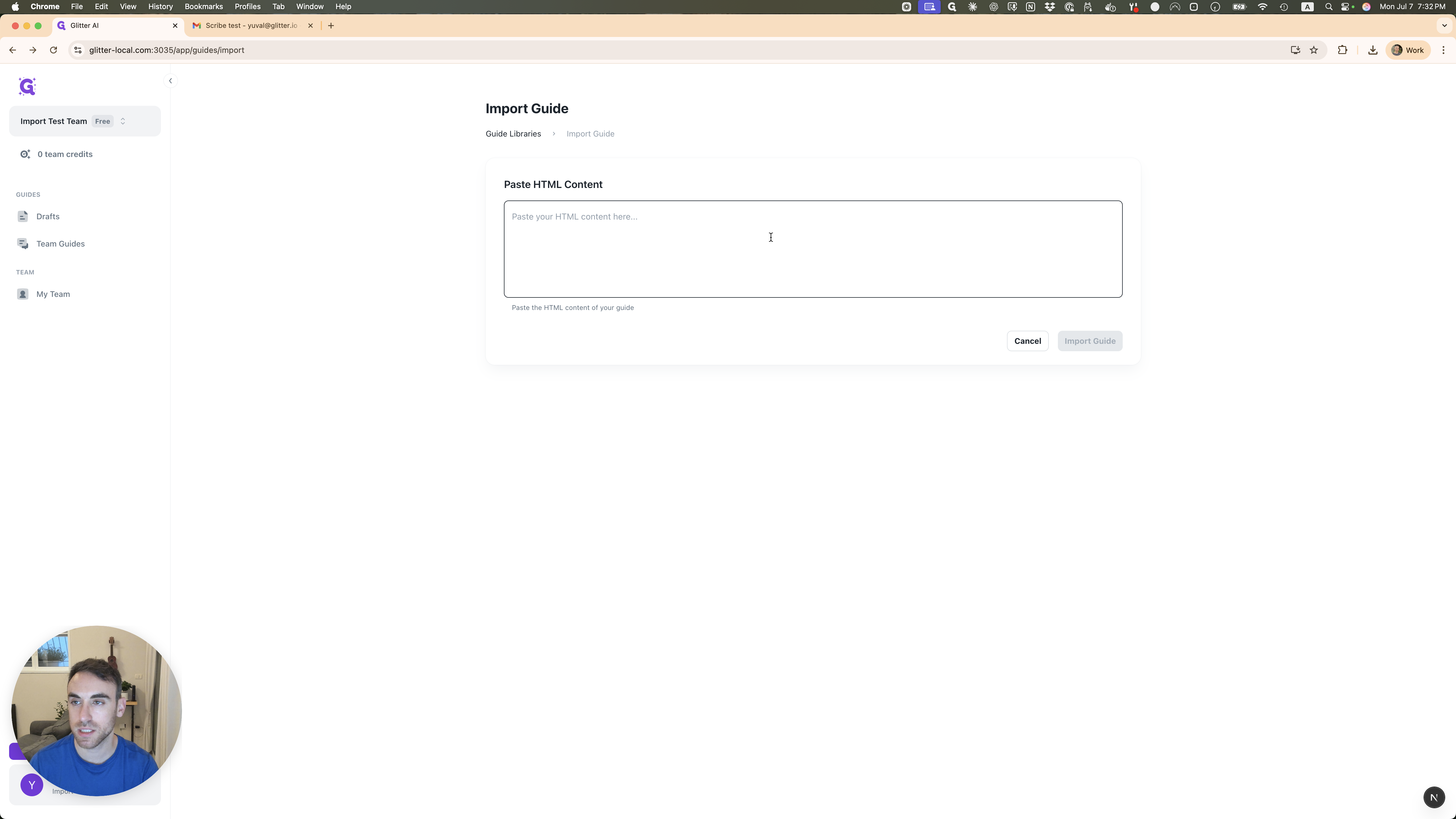 Step #4: Click the import box