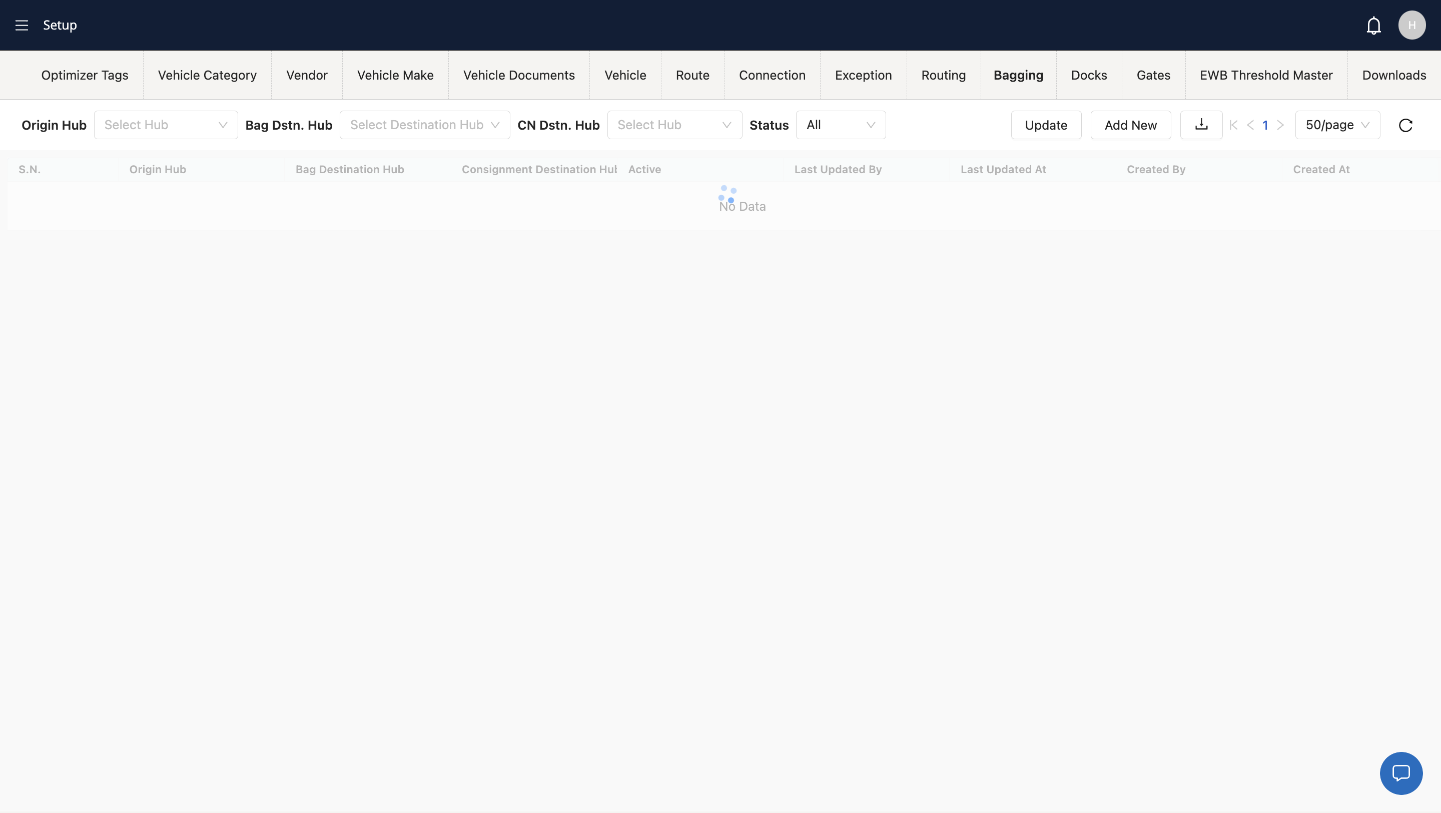 Step #5: Check Docks tab to ensure docks are added for the plant code