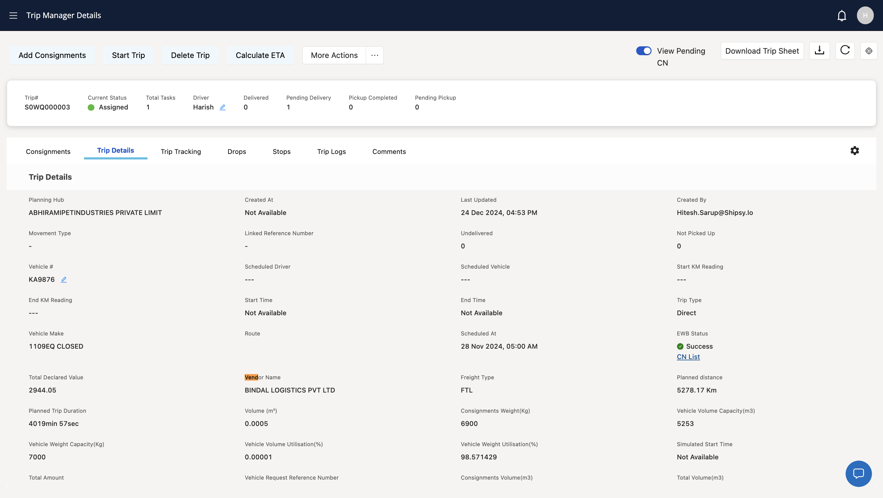 Step #15: To confirm the vendor name as well