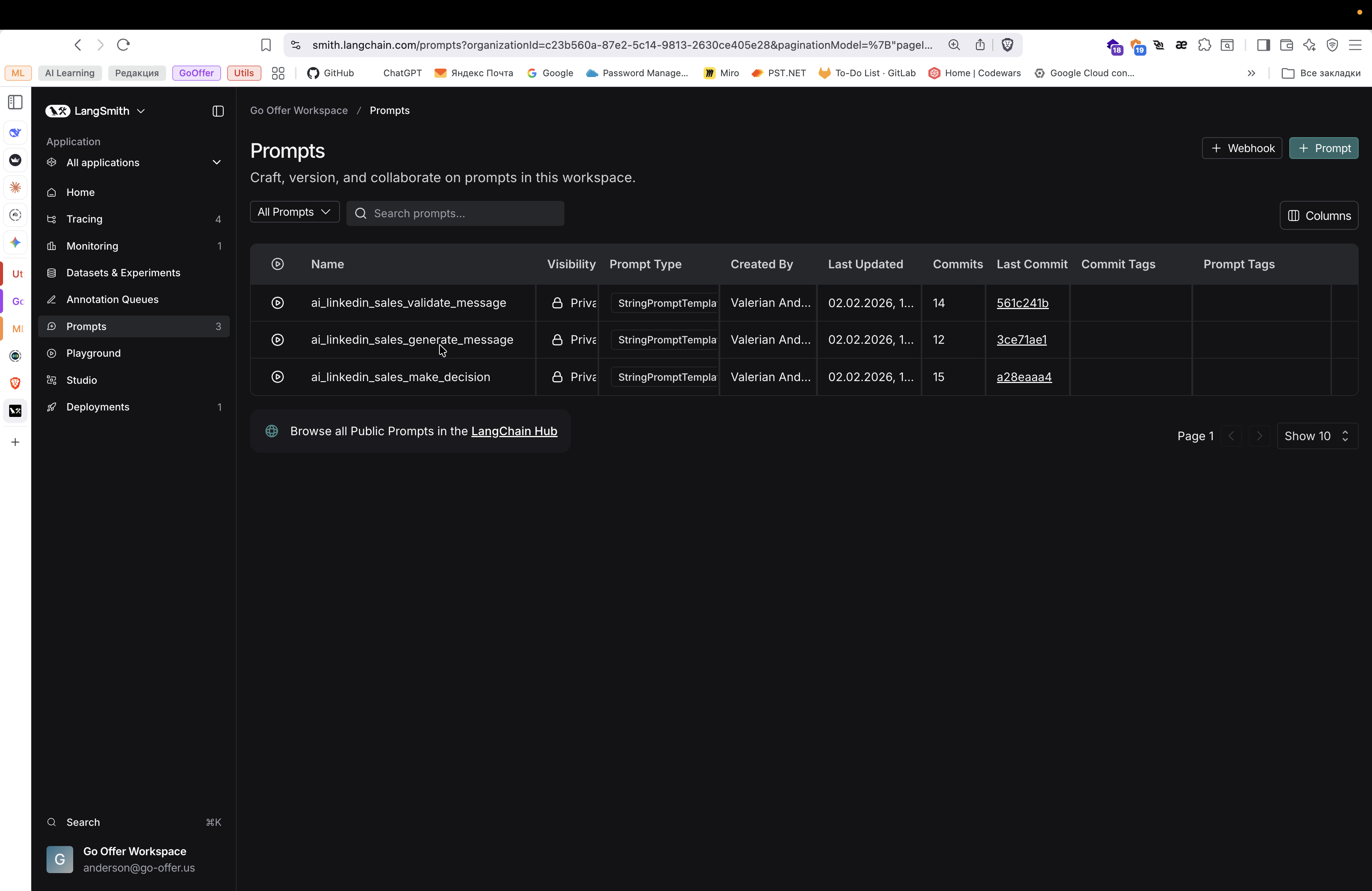 Step #20: Click on "ai_linkedin_sales_generate_message"