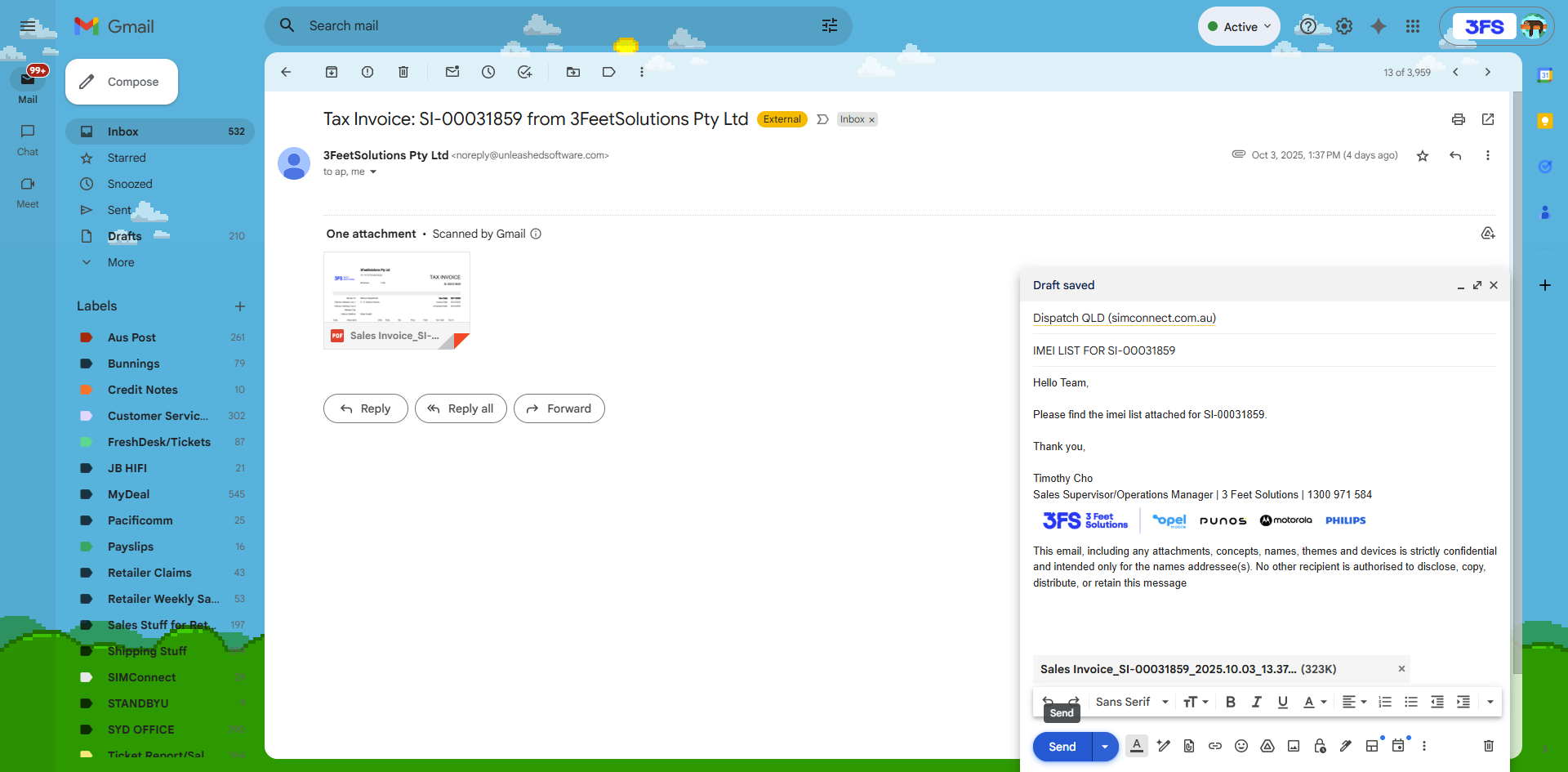 Step #12: Click on "Send"