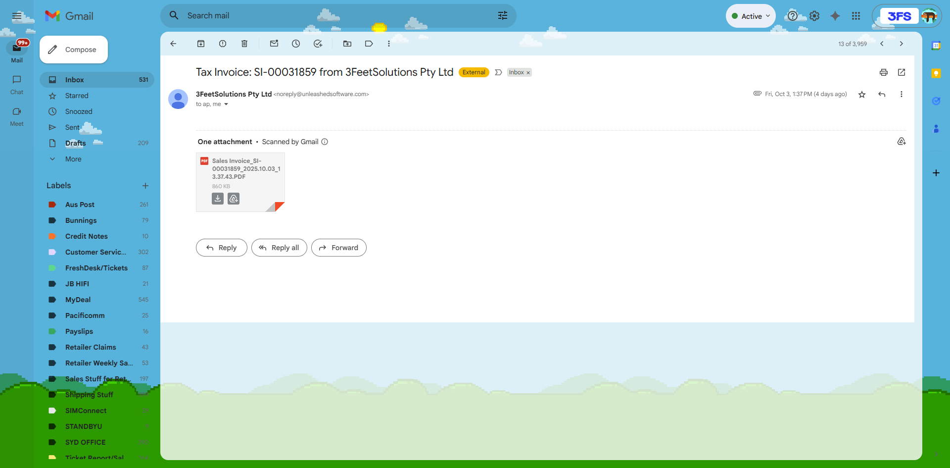 Step #1: Open the file sent to your email including the excel sheet imei list