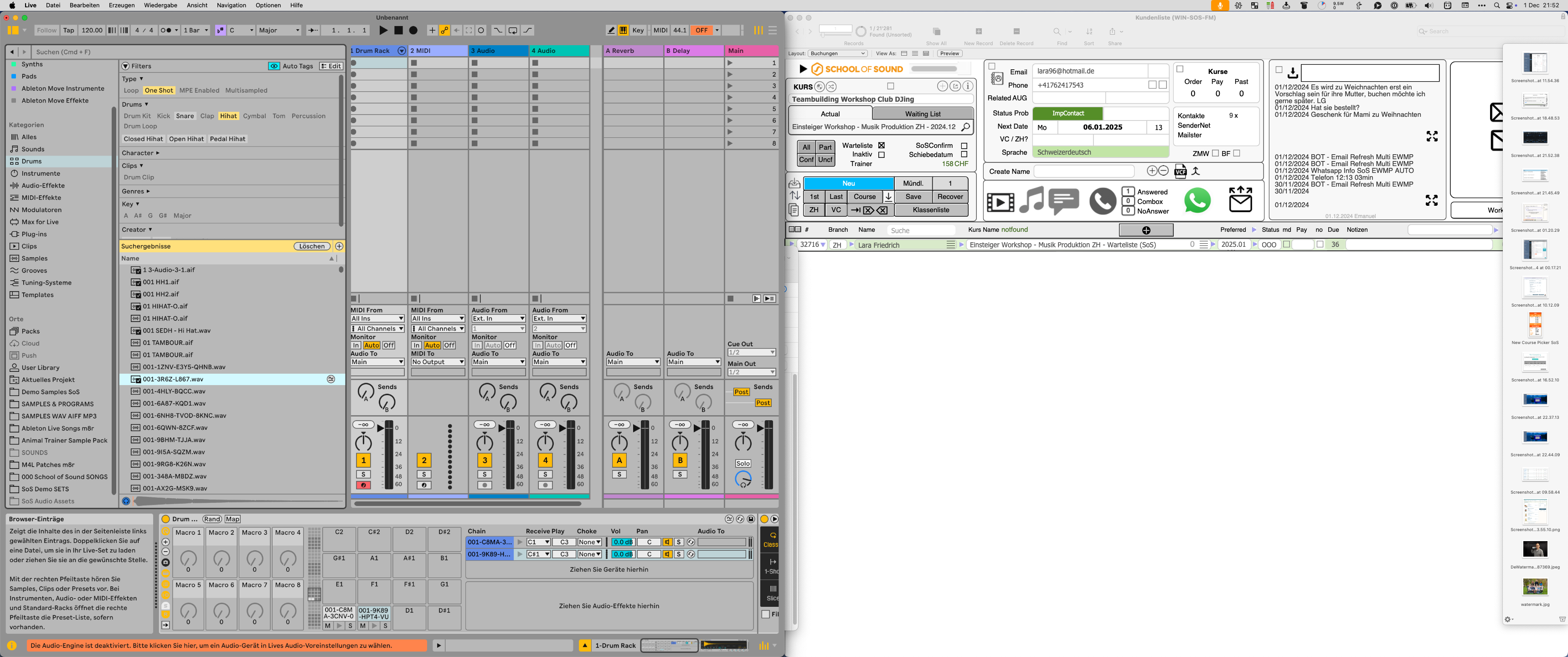 Step #24: Ziehen Sie "001-3R6Z - L867.wav"
