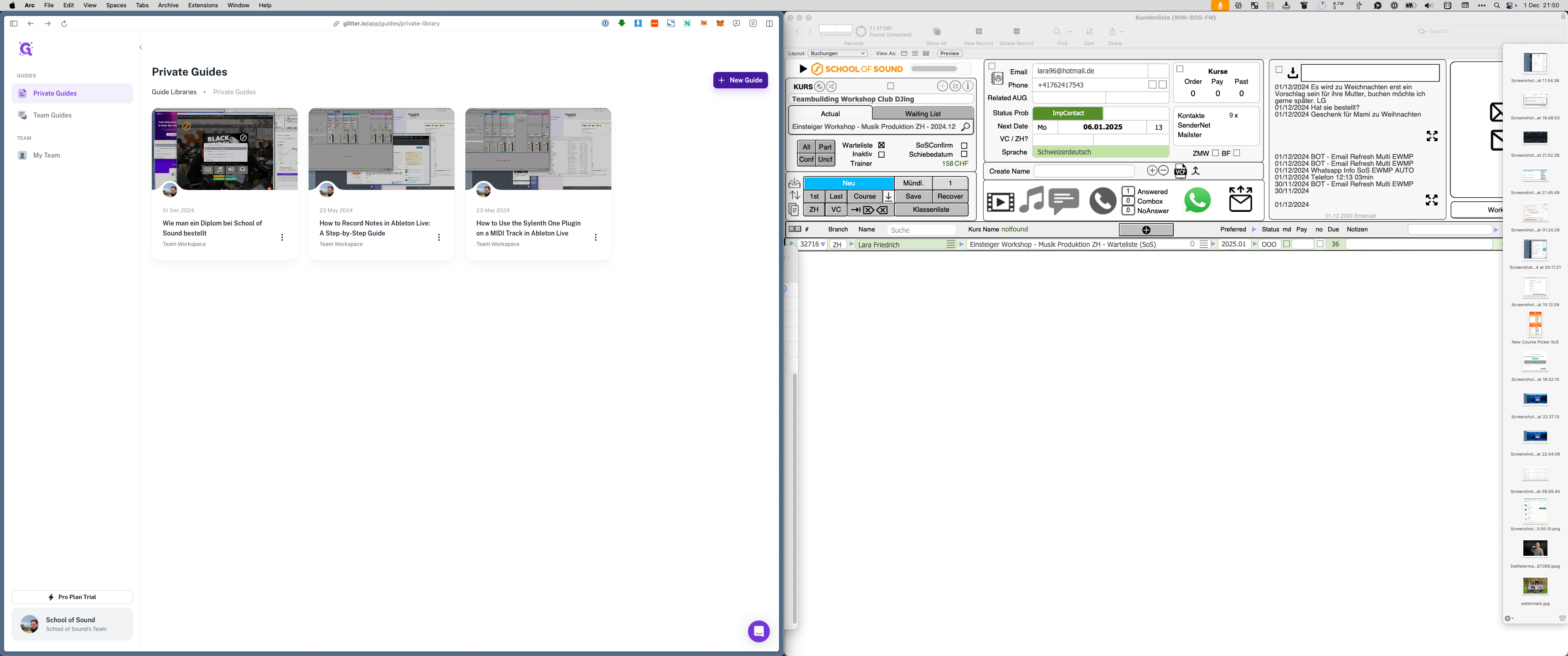 Step #1: Doppelklicken Sie auf "+ New Guide"