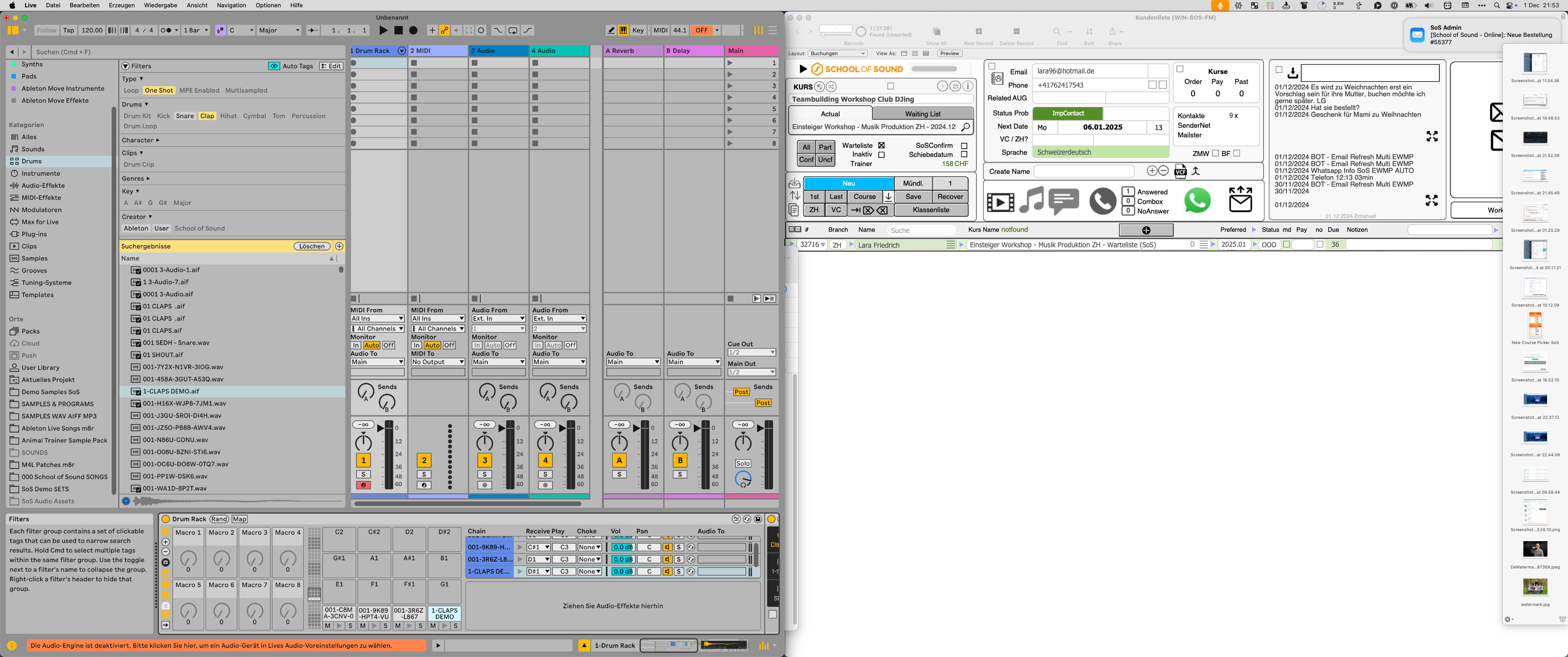 Step #28: Klicken Sie auf "Percussion"