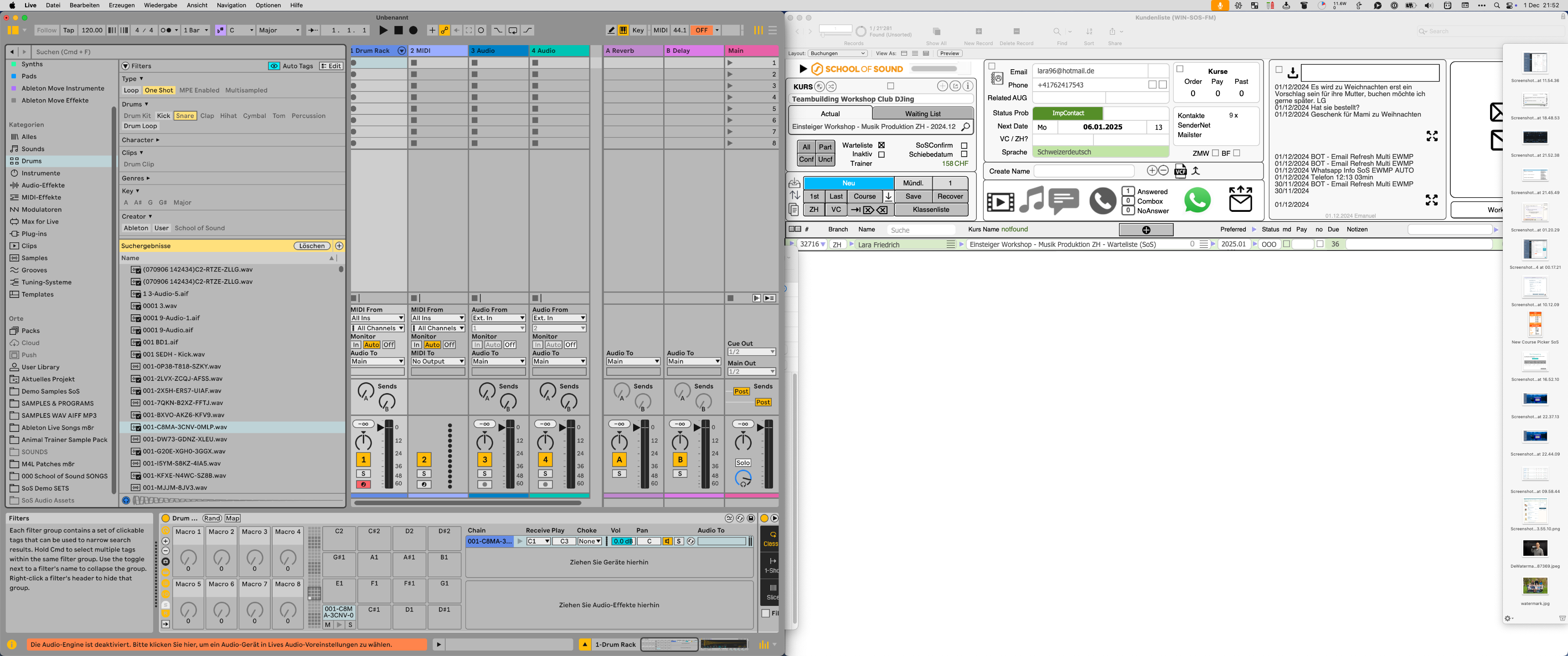 Step #17: Klicken Sie auf "Kick | Snare"