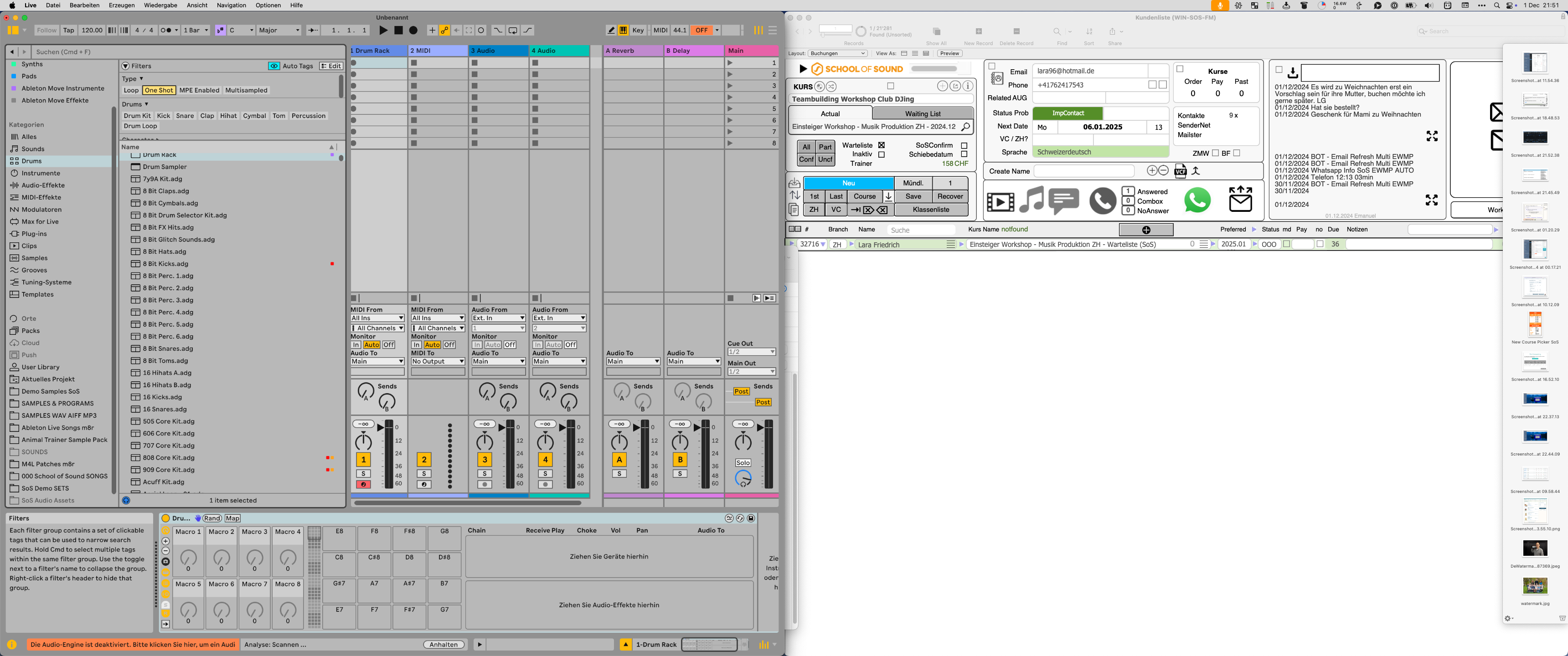 Step #7: Klicken Sie auf "Loop One Shot MPE Enabled"