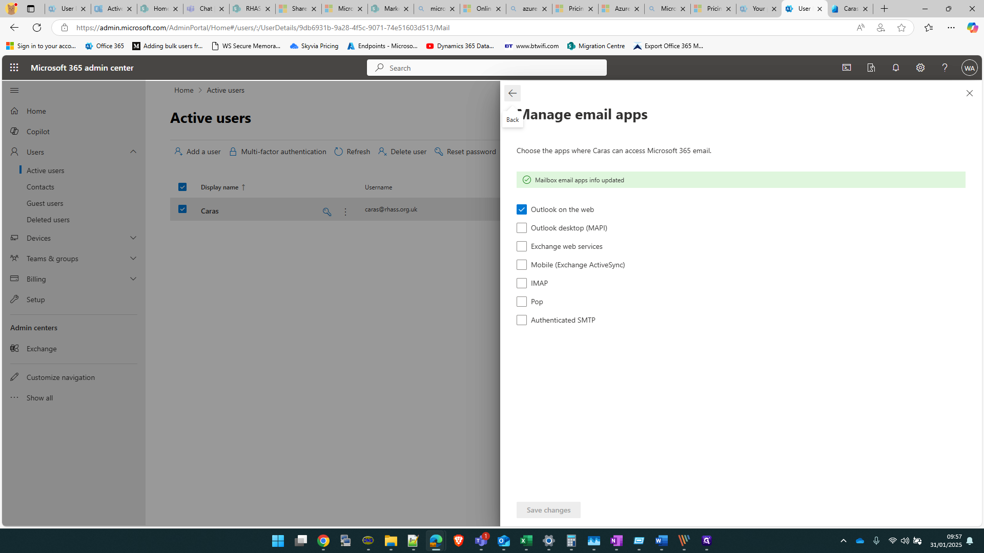 Step #17: Go back and close fully the the user once it has confirmed it has 'updated info'