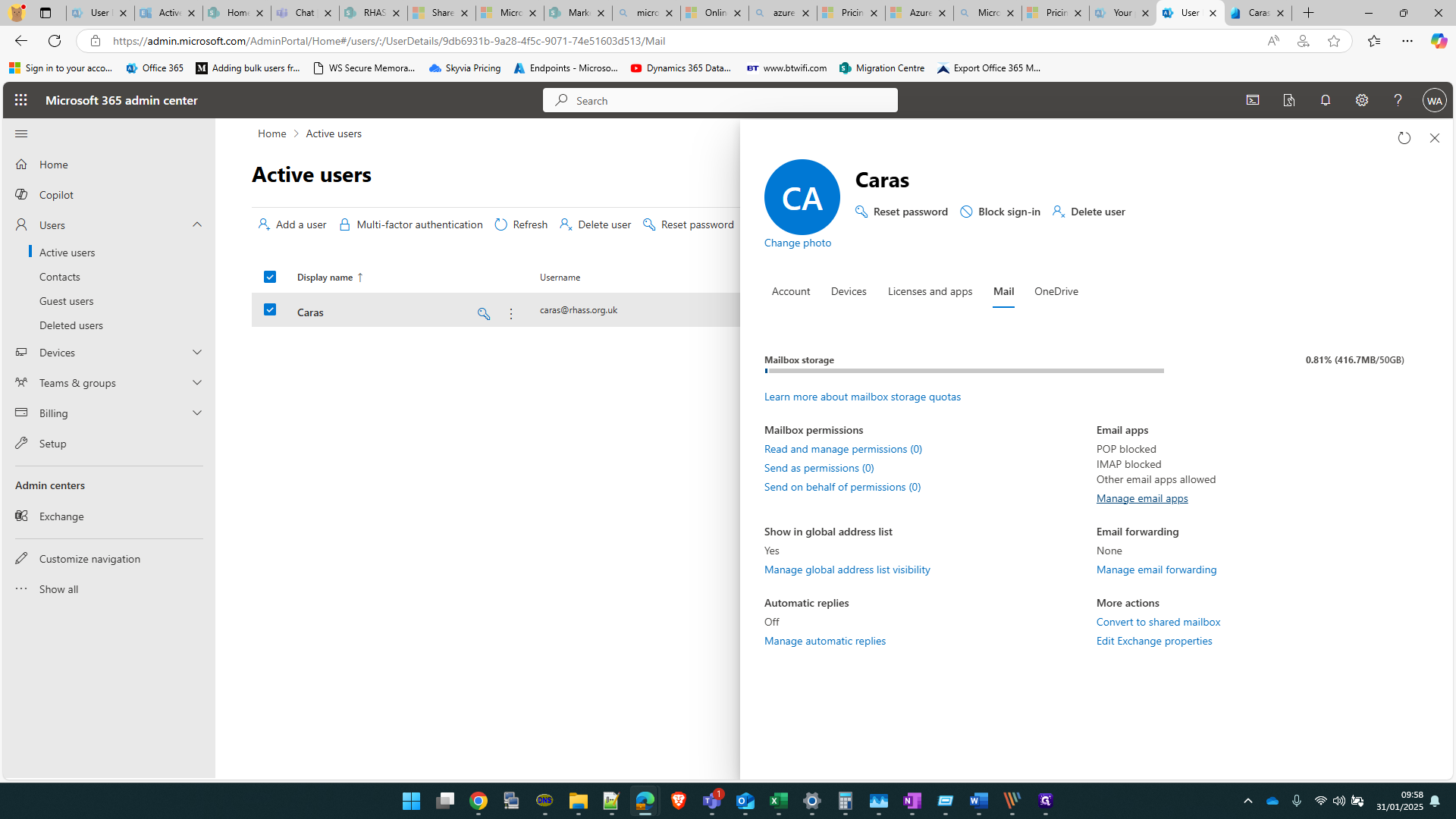 Step #18: Confirm settings have taken effect by going back into the Mail tab and checking under 'Email Apps'