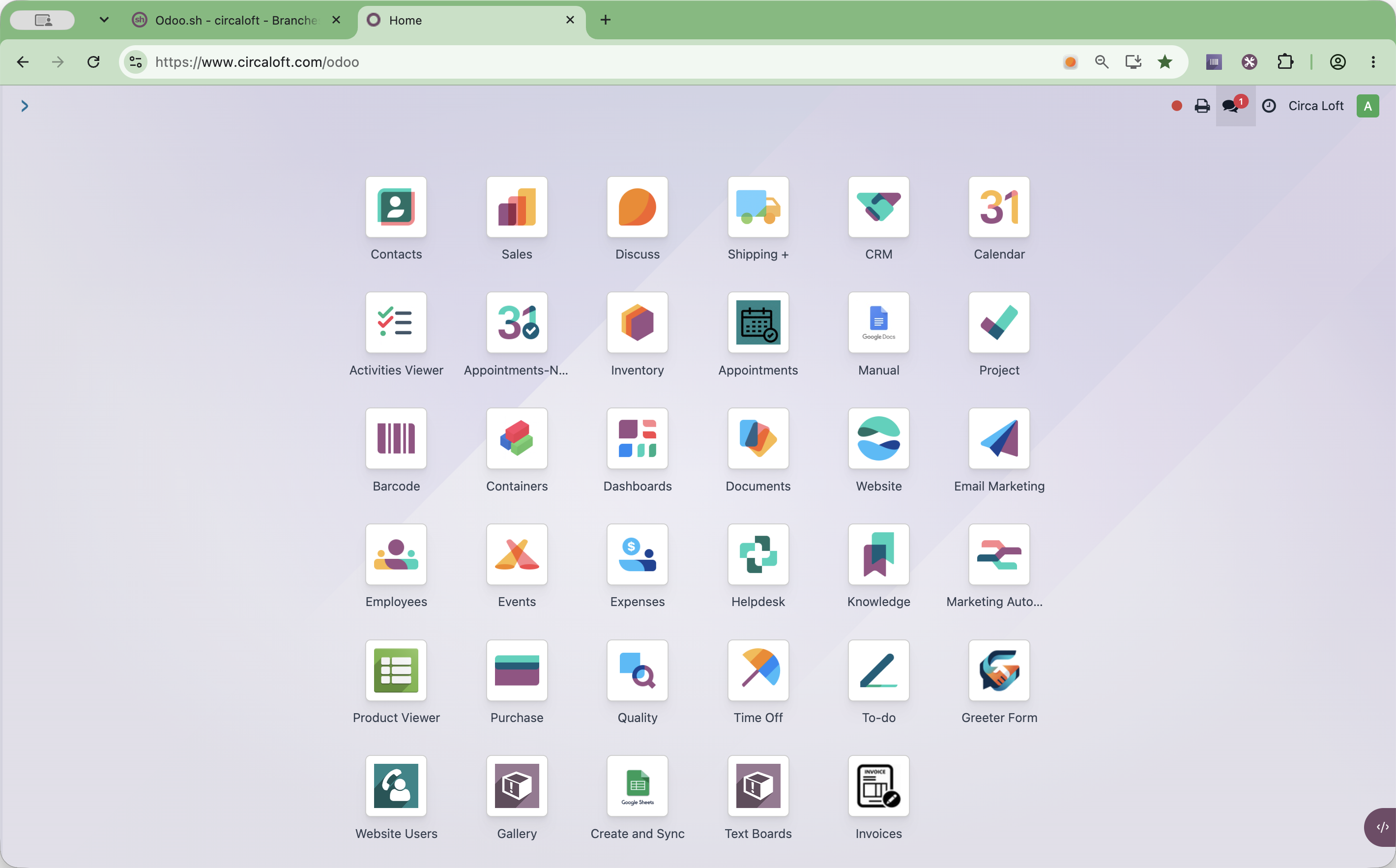 Step #10: Click the Discuss chat icon in the top right navigation bar.