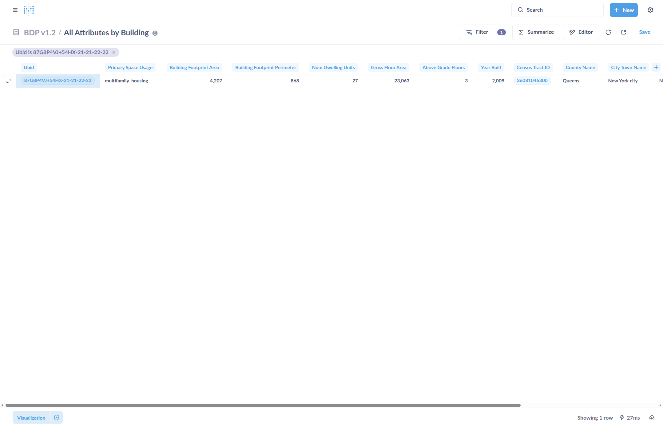 Step #2: Click on the building ID