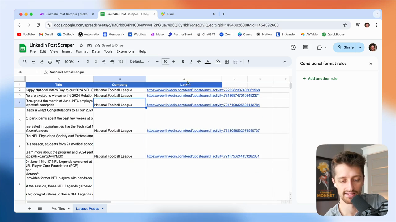 Step #106: Double-click the border between column A and B to autofit the column width.